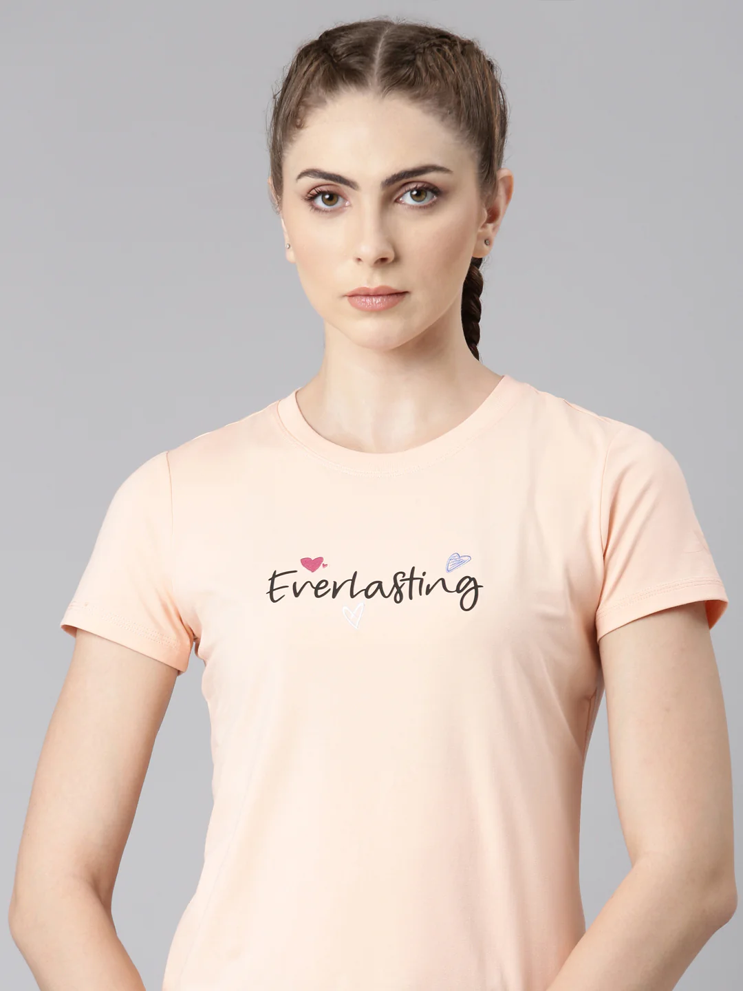 Comfort Short-Sleeve Training T-Shirt - Pink/Green - Image 14