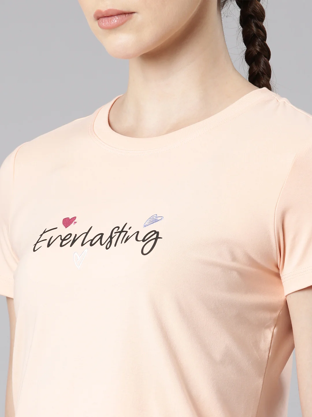 Comfort Short-Sleeve Training T-Shirt - Pink/Green - Image 15