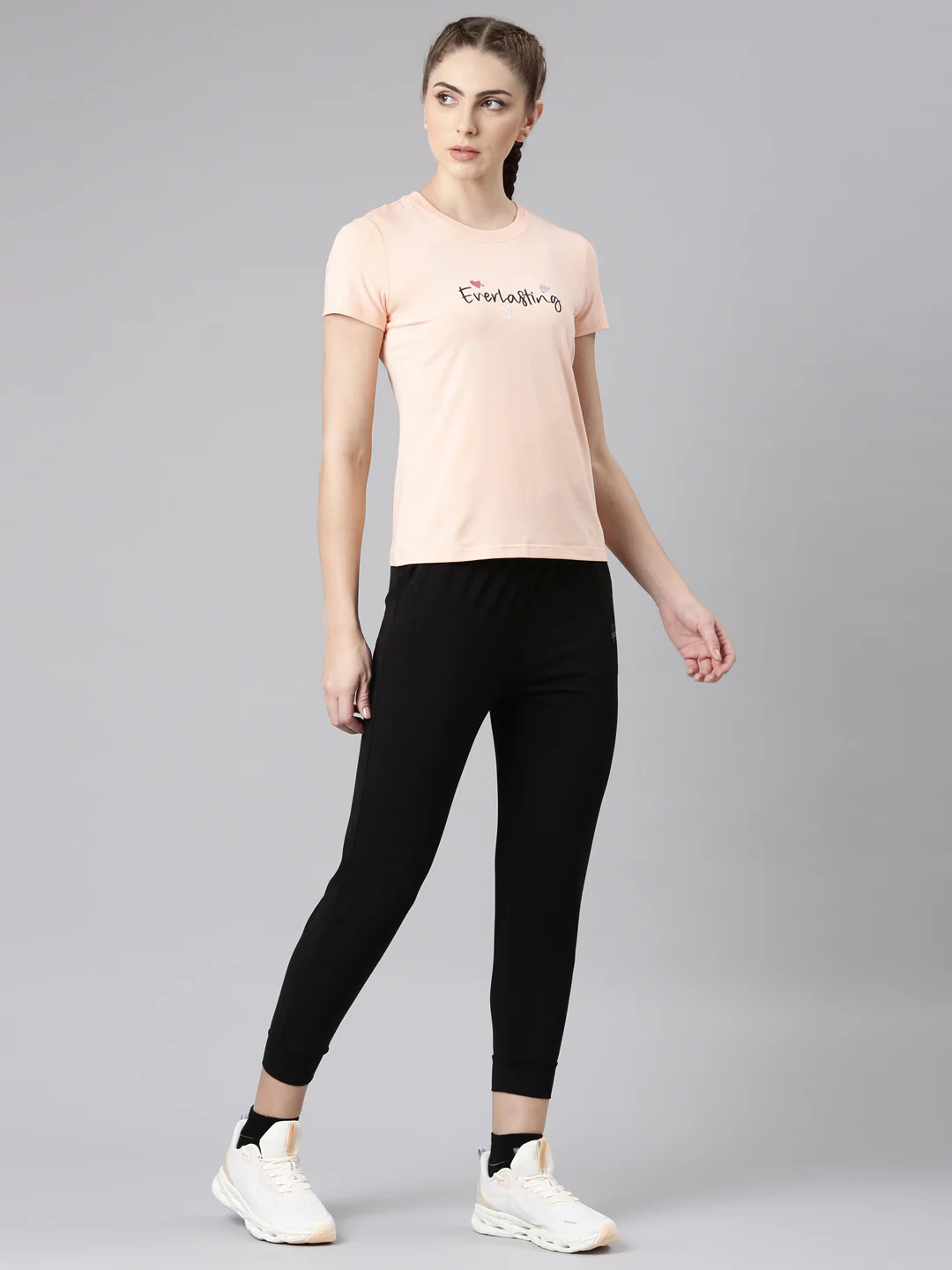 Comfort Short-Sleeve Training T-Shirt - Pink/Green - Image 16