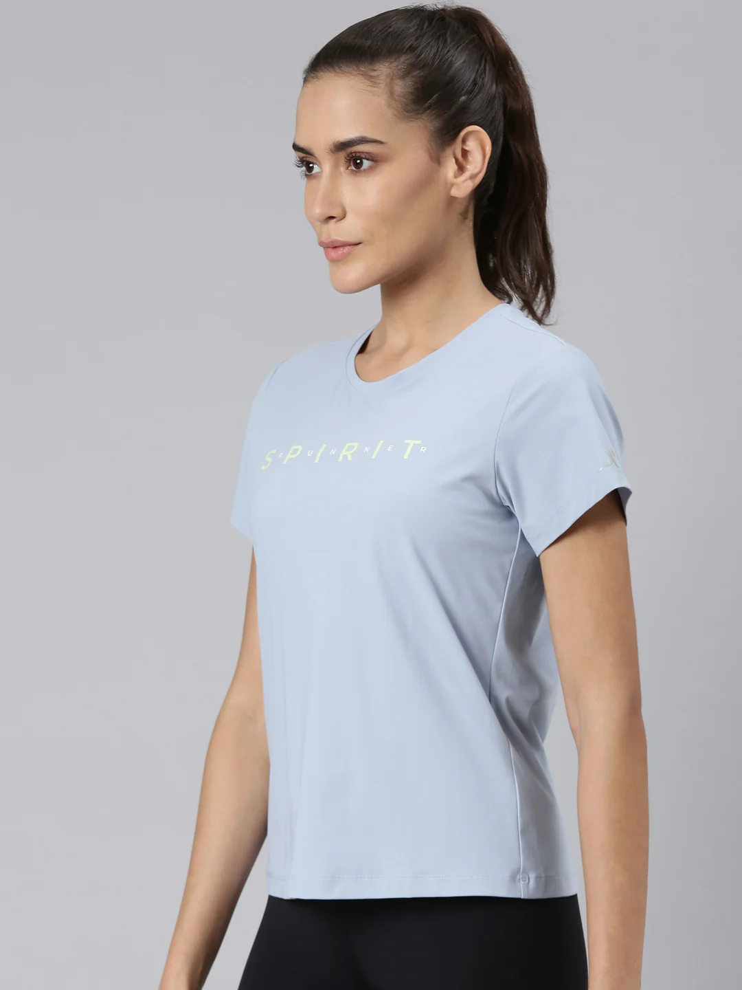 Comfort Short-Sleeve Training T-Shirt - Tina Blue - Image 10