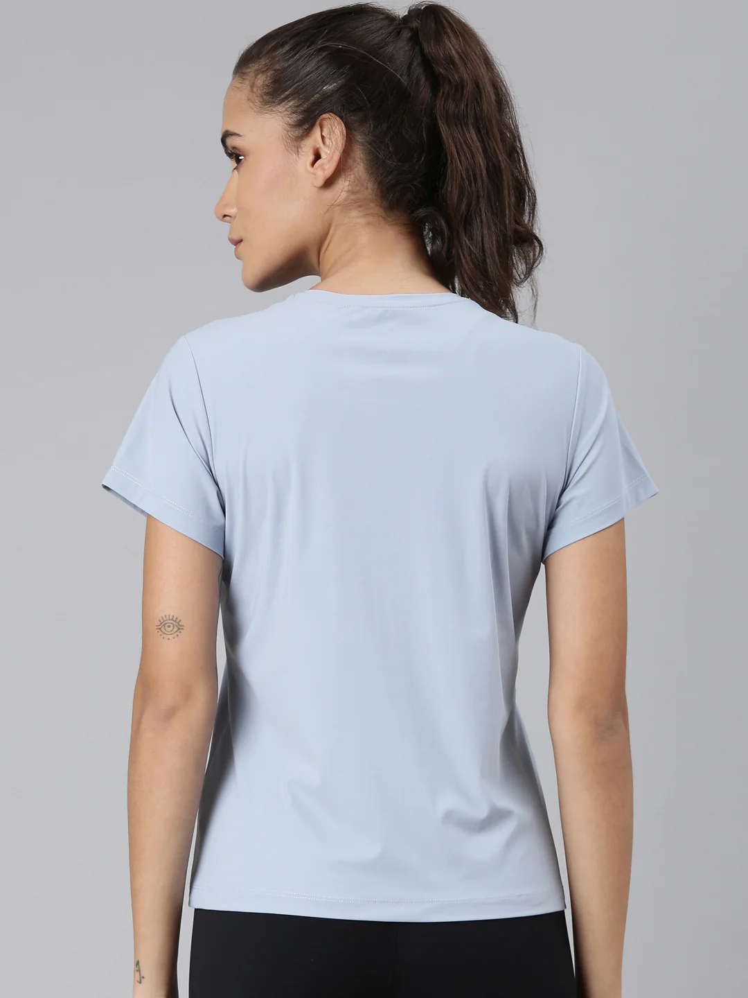 Comfort Short-Sleeve Training T-Shirt - Tina Blue - Image 11