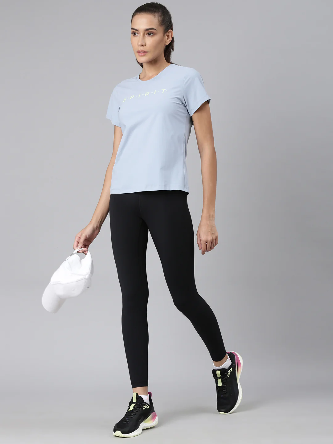 Comfort Short-Sleeve Training T-Shirt - Tina Blue - Image 12