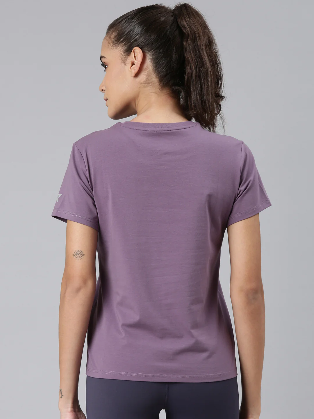 Comfort Short-Sleeve Training T-Shirt - Purple/Pink - Image 11