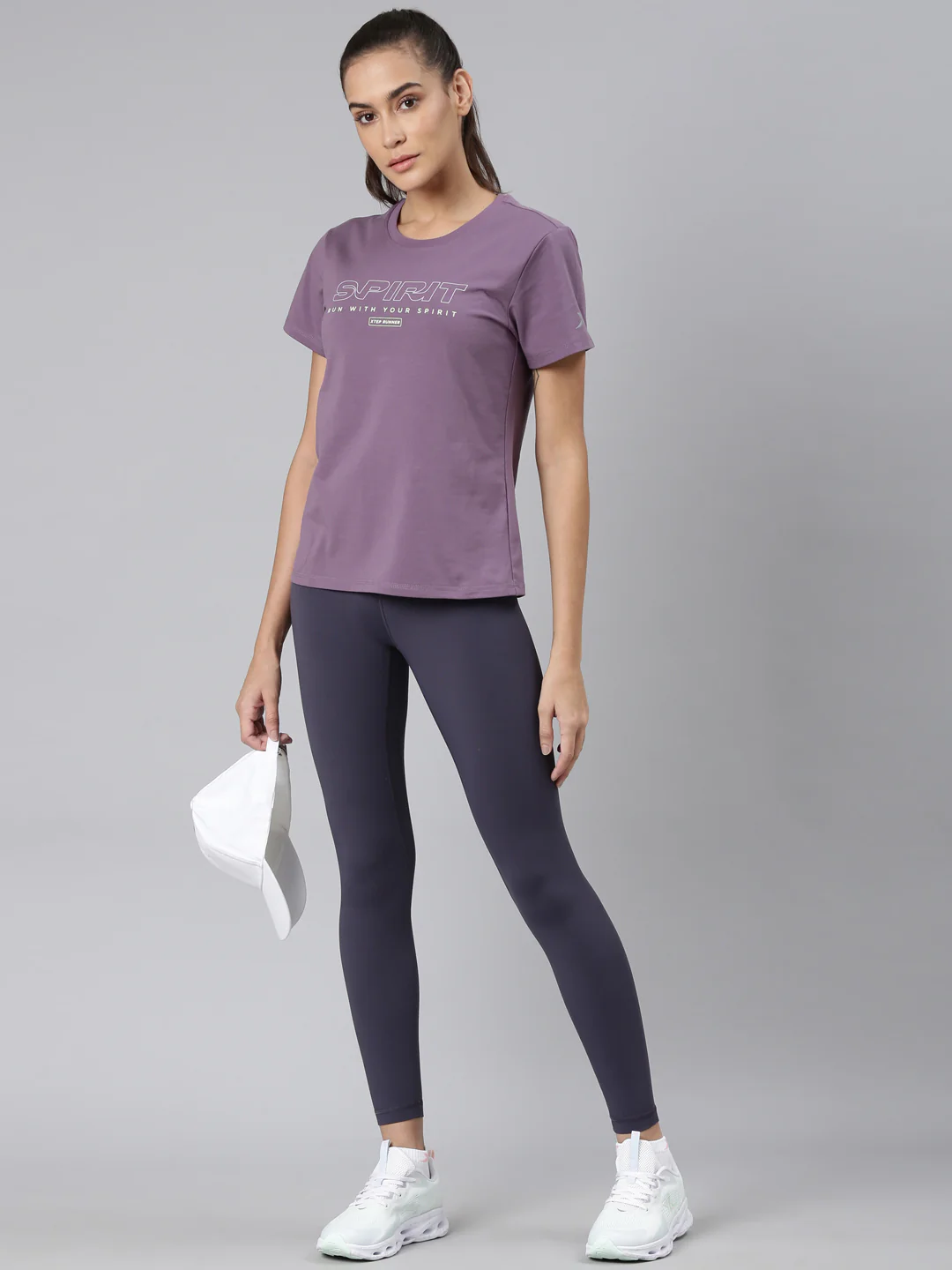 Comfort Short-Sleeve Training T-Shirt - Purple/Pink - Image 13