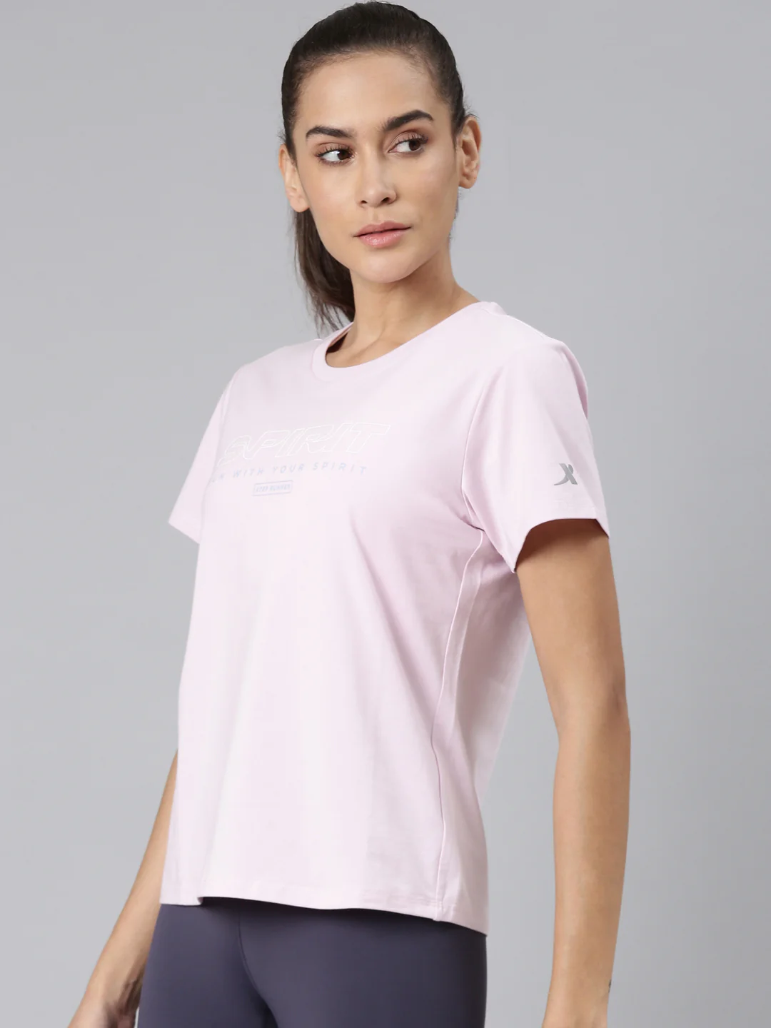 Comfort Short-Sleeve Training T-Shirt - Purple/Pink - Image 3