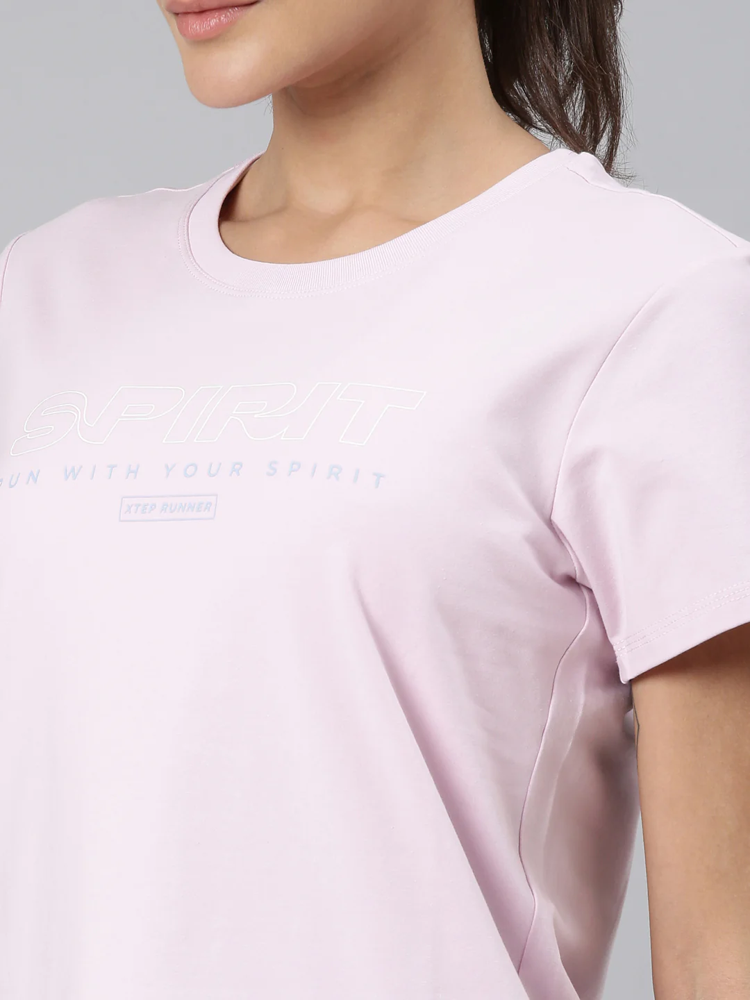 Comfort Short-Sleeve Training T-Shirt - Purple/Pink - Image 7