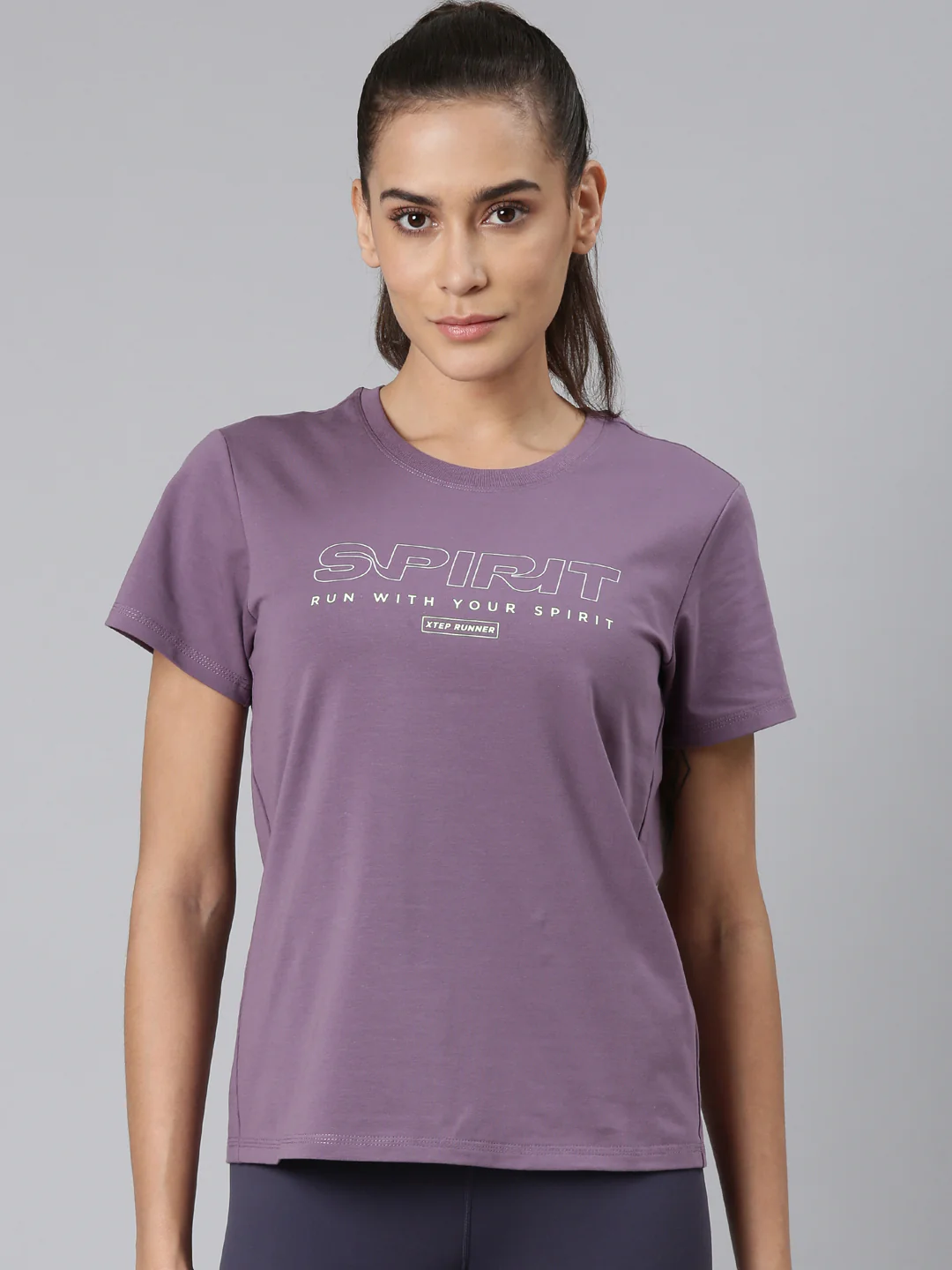 Comfort Short-Sleeve Training T-Shirt - Purple/Pink - Image 8