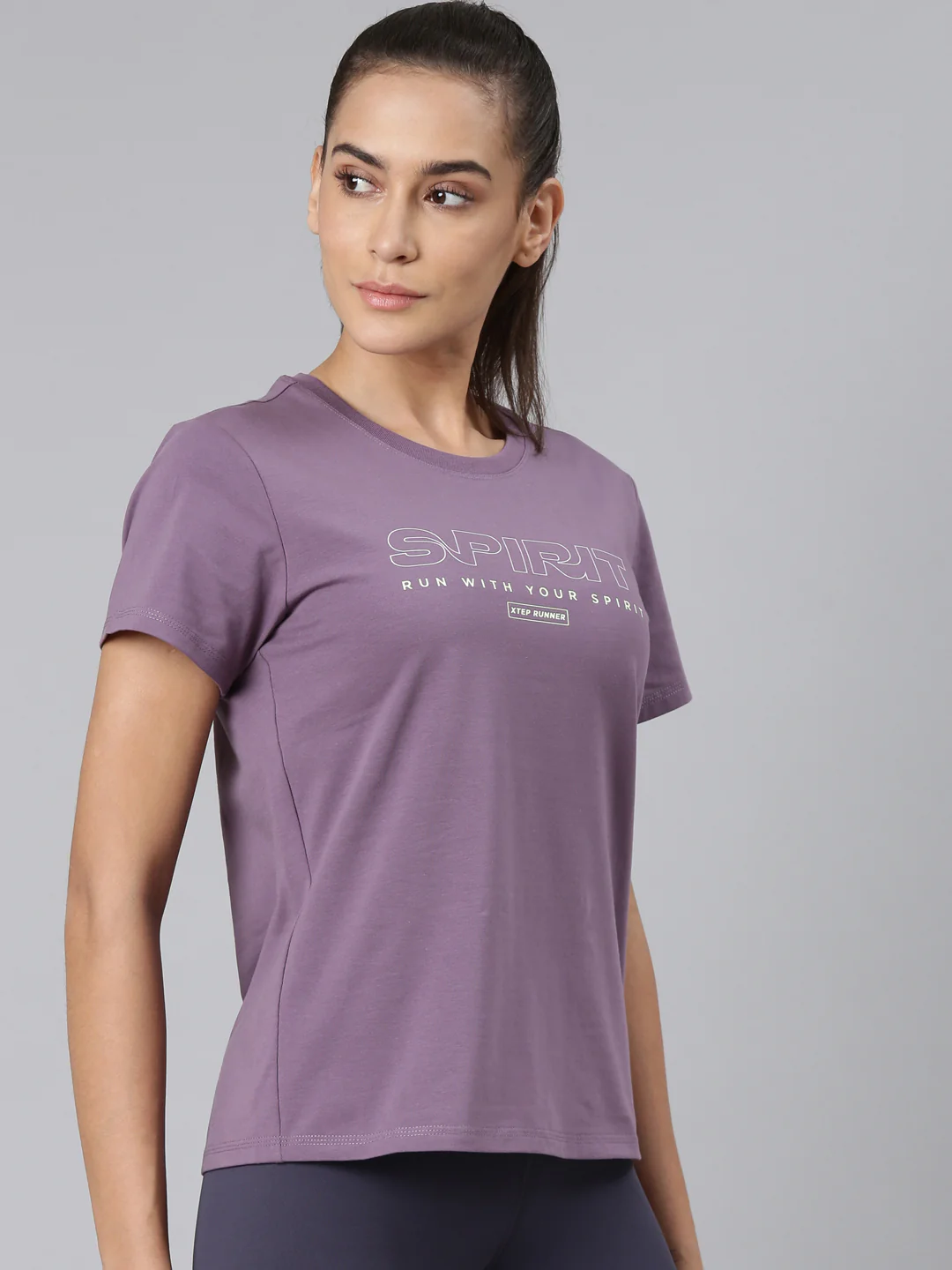 Comfort Short-Sleeve Training T-Shirt - Purple/Pink - Image 9