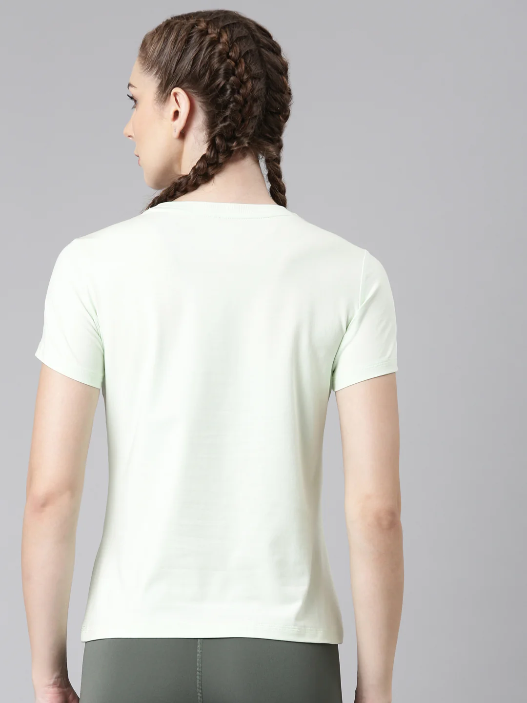 Comfort Short-Sleeve Training T-Shirt - Pink/Green - Image 4
