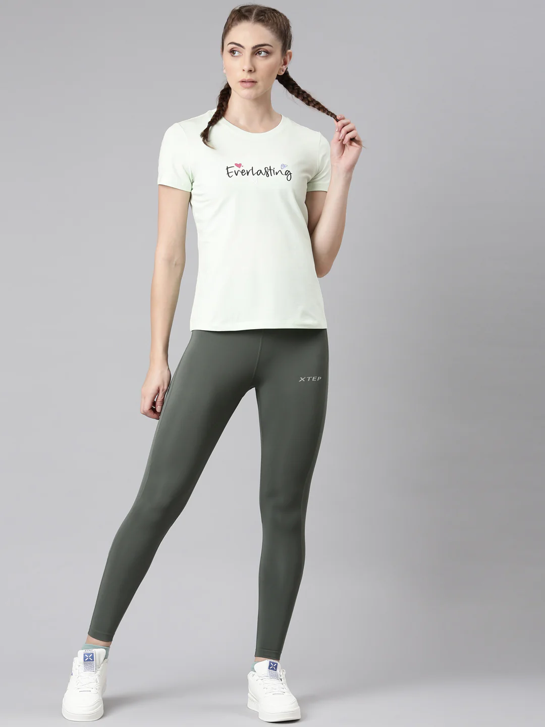 Comfort Short-Sleeve Training T-Shirt - Pink/Green - Image 8