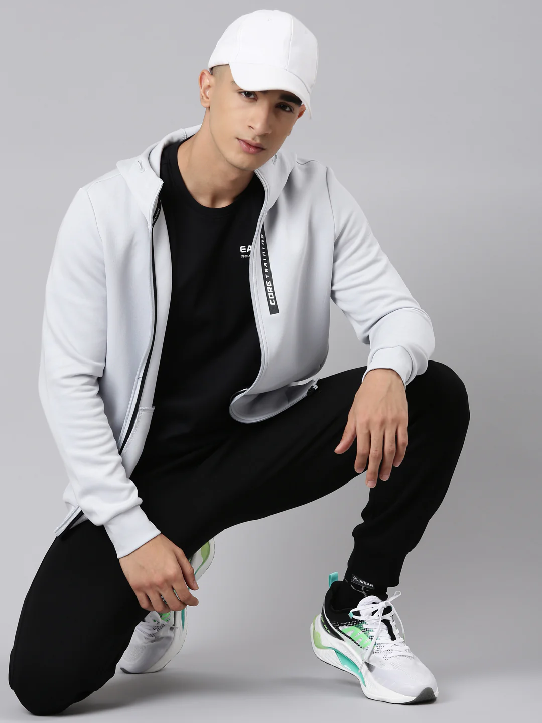 Seamless Dry-Fit Training Sweatshirt - Grey - Image 14