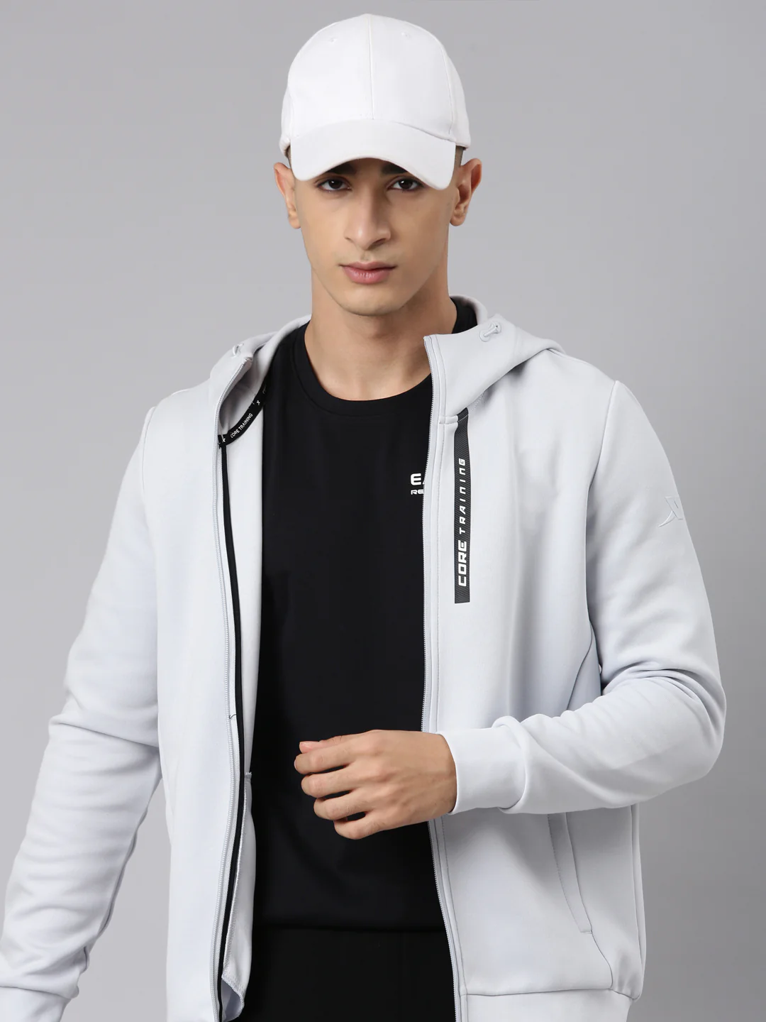 Seamless Dry-Fit Training Sweatshirt - Grey - Image 15
