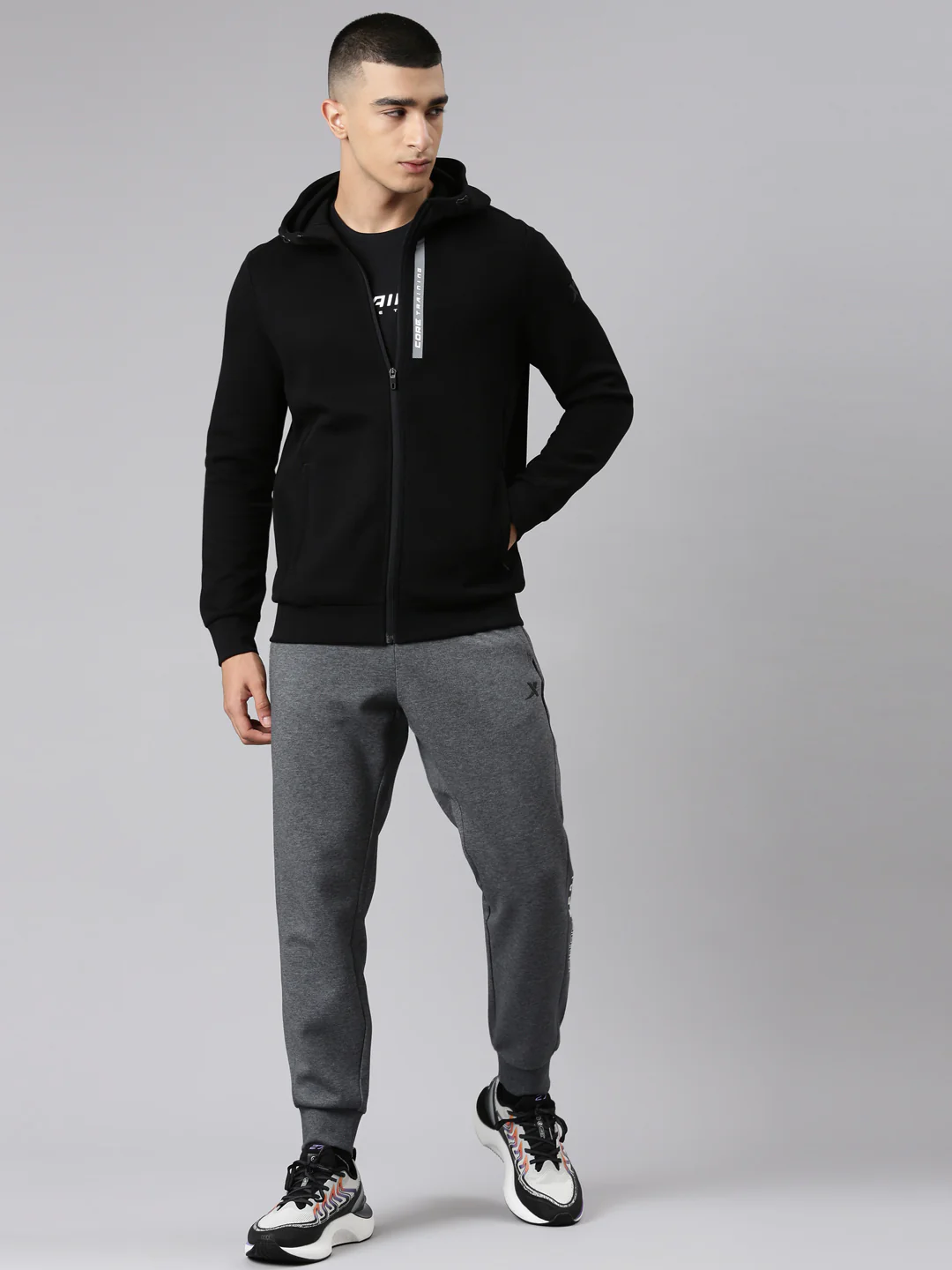 Seamless Dry-Fit Training Sweatshirt - Grey - Image 23