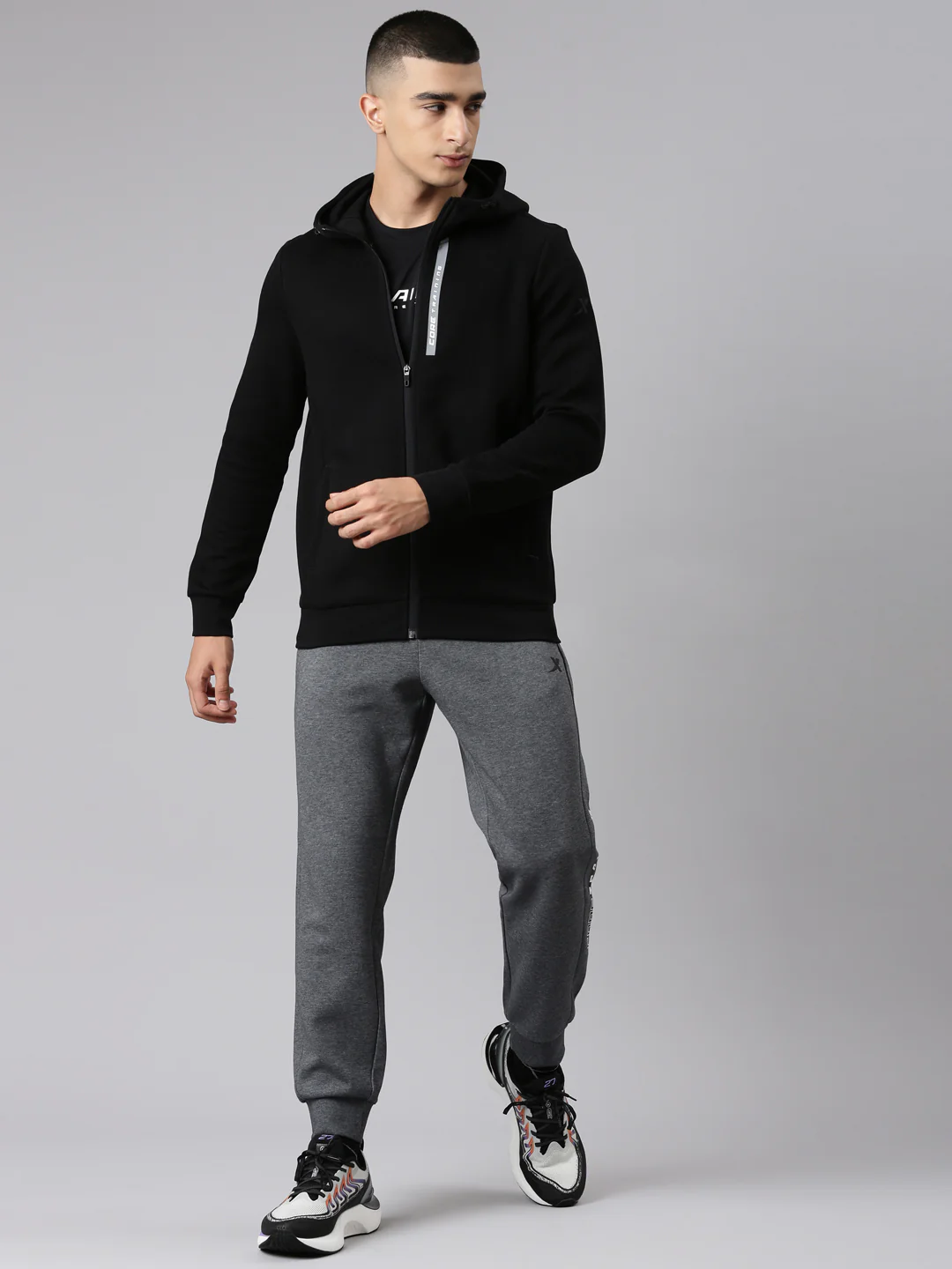 Seamless Dry-Fit Training Sweatshirt - Grey - Image 24