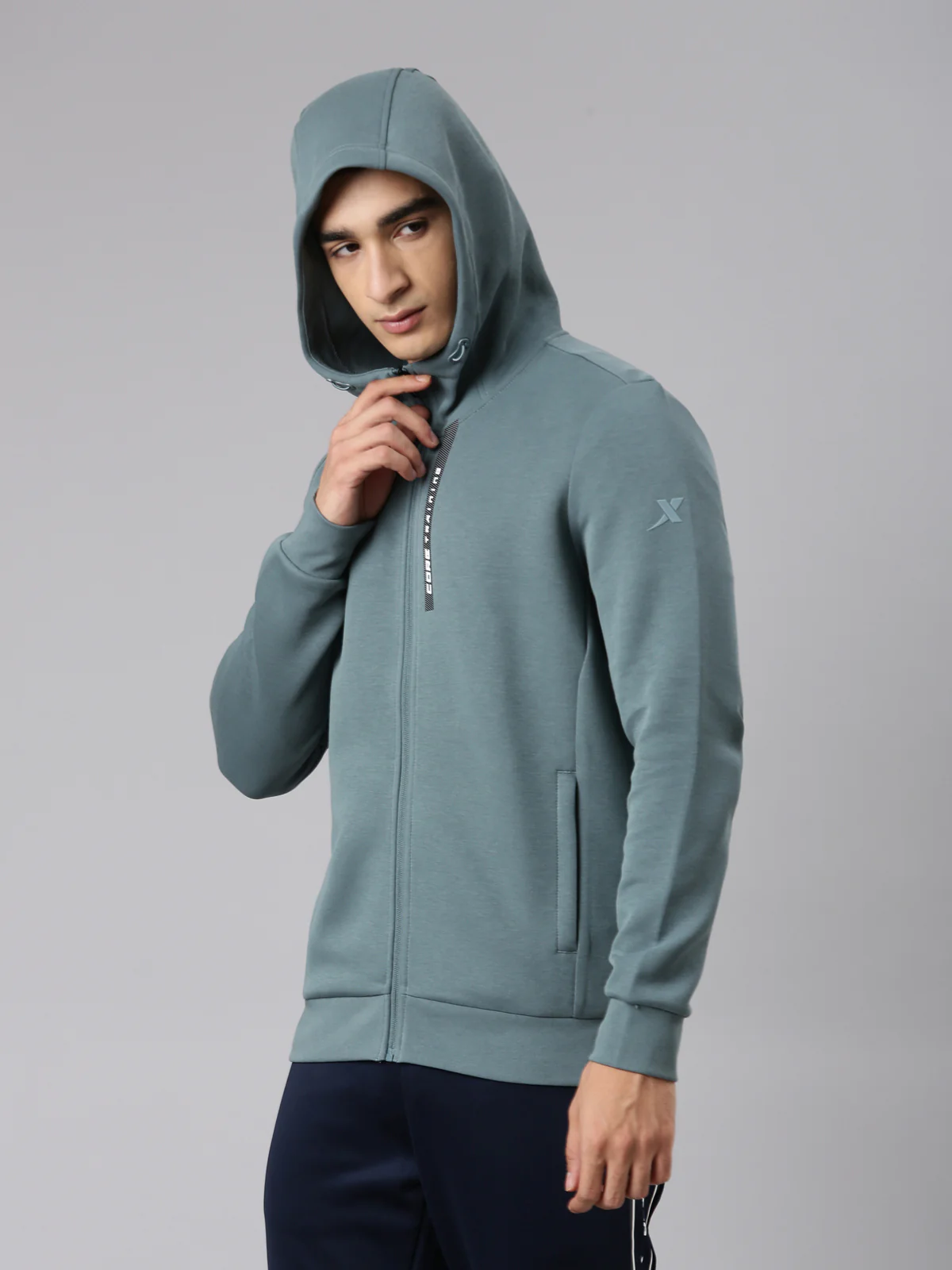 Seamless Dry-Fit Training Sweatshirt - Grey - Image 3