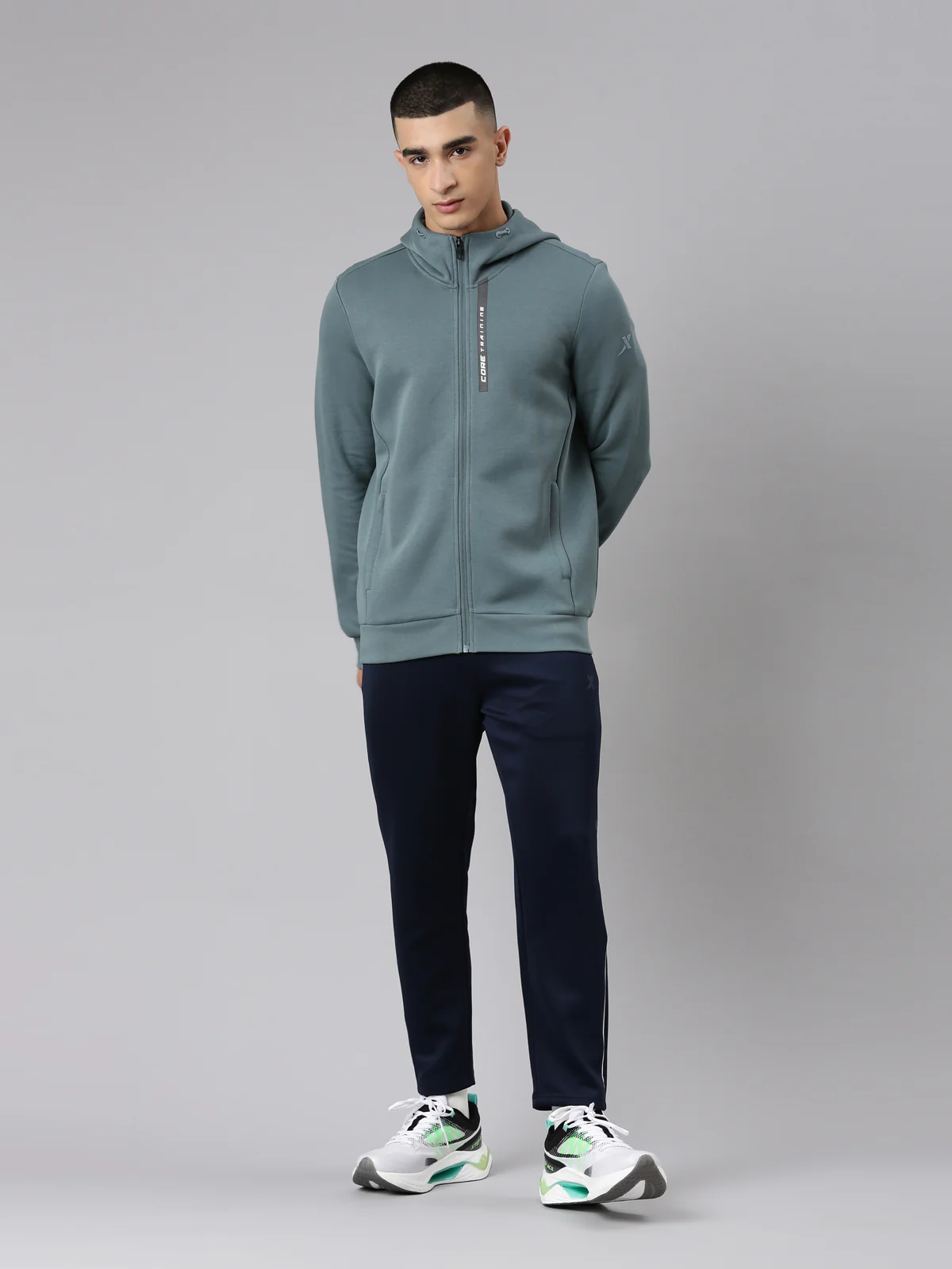 Seamless Dry-Fit Training Sweatshirt - Grey - Image 8