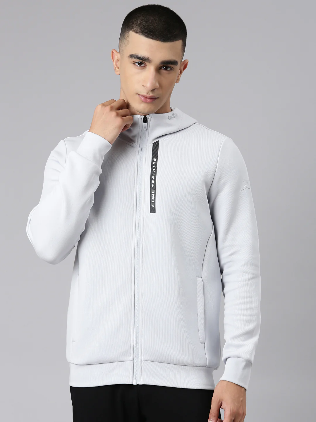 Seamless Dry-Fit Training Sweatshirt - Grey - Image 9