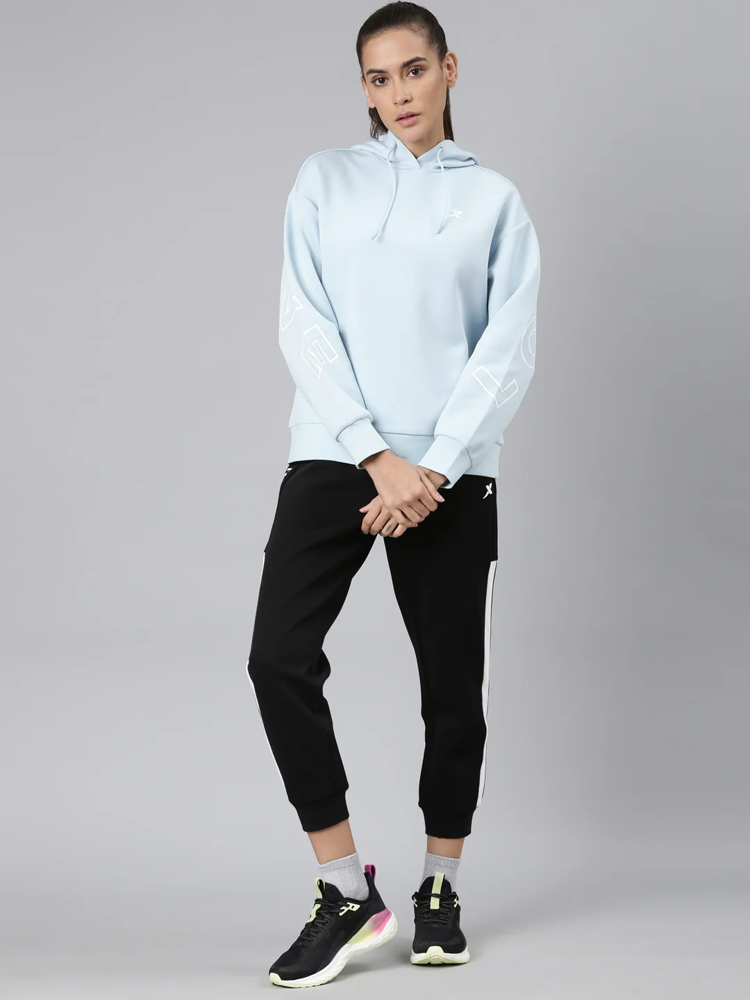 Dry Fit Confort Hoodie - Blue/Black/Purple - Image 13
