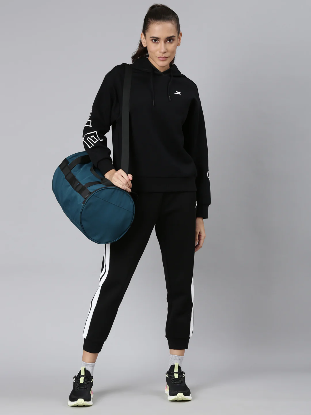 Dry Fit Confort Hoodie - Blue/Black/Purple - Image 23