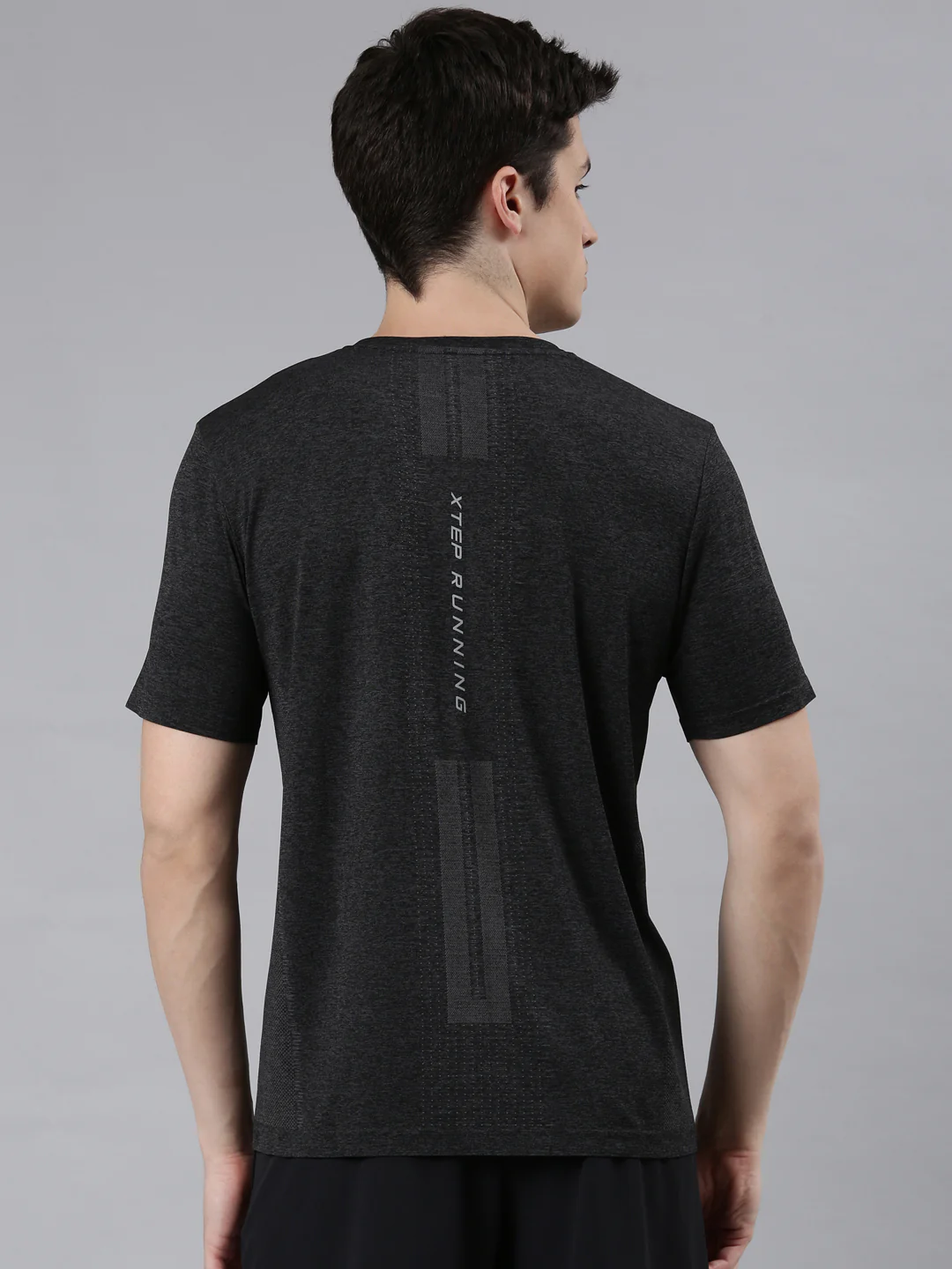 Quick-Dry Training Short-Sleeve T-Shirt - Dark Heather - Image 4