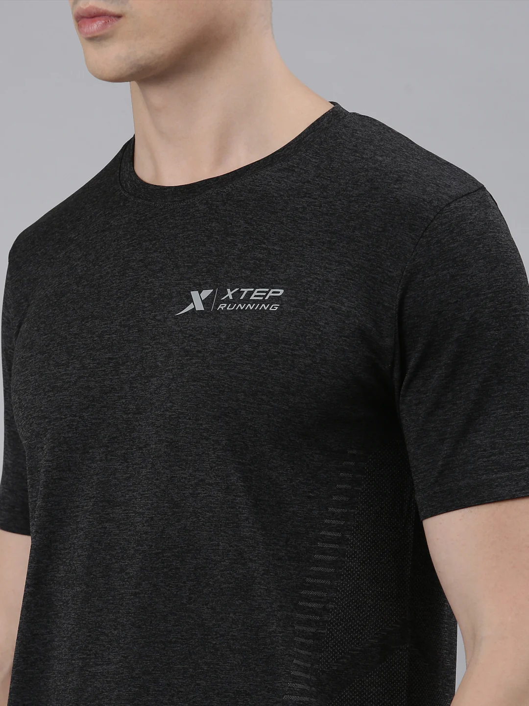 Quick-Dry Training Short-Sleeve T-Shirt - Dark Heather - Image 6