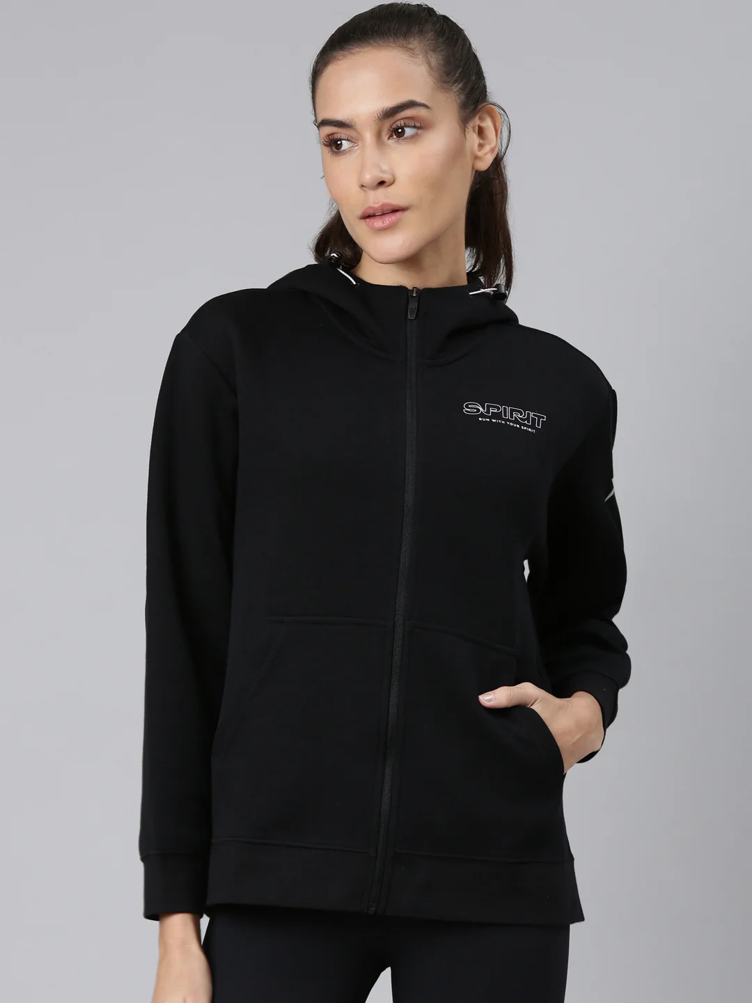 Dry Fit Confort Hoodie - Black/Purple - Image 12