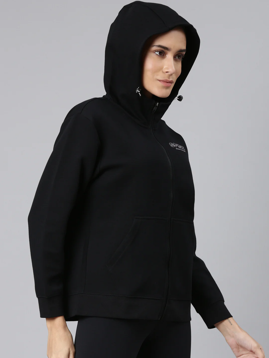 Dry Fit Confort Hoodie - Black/Purple - Image 13