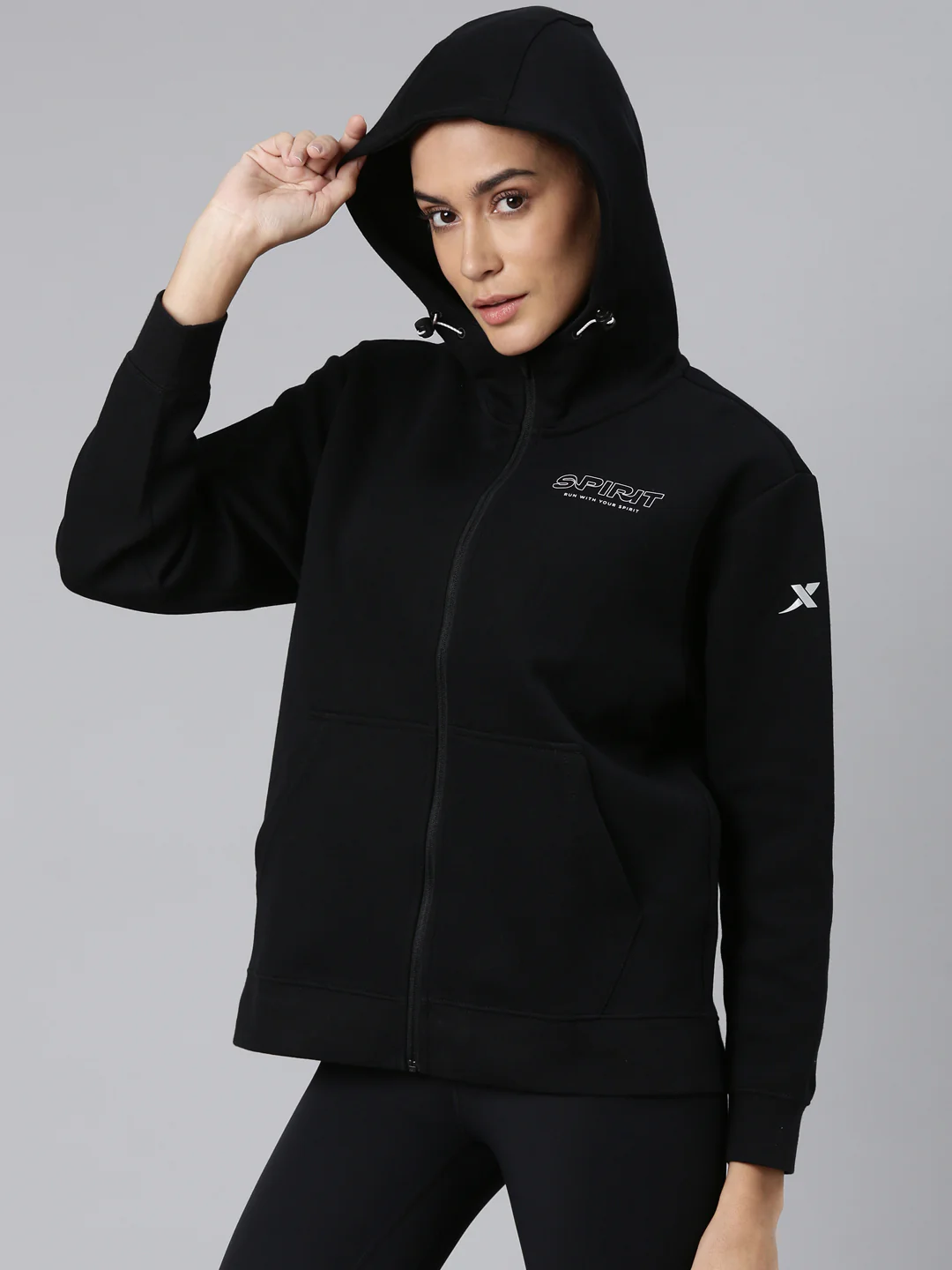 Dry Fit Confort Hoodie - Black/Purple - Image 14