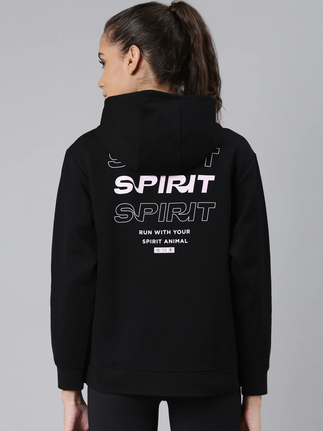 Dry Fit Confort Hoodie - Black/Purple - Image 15