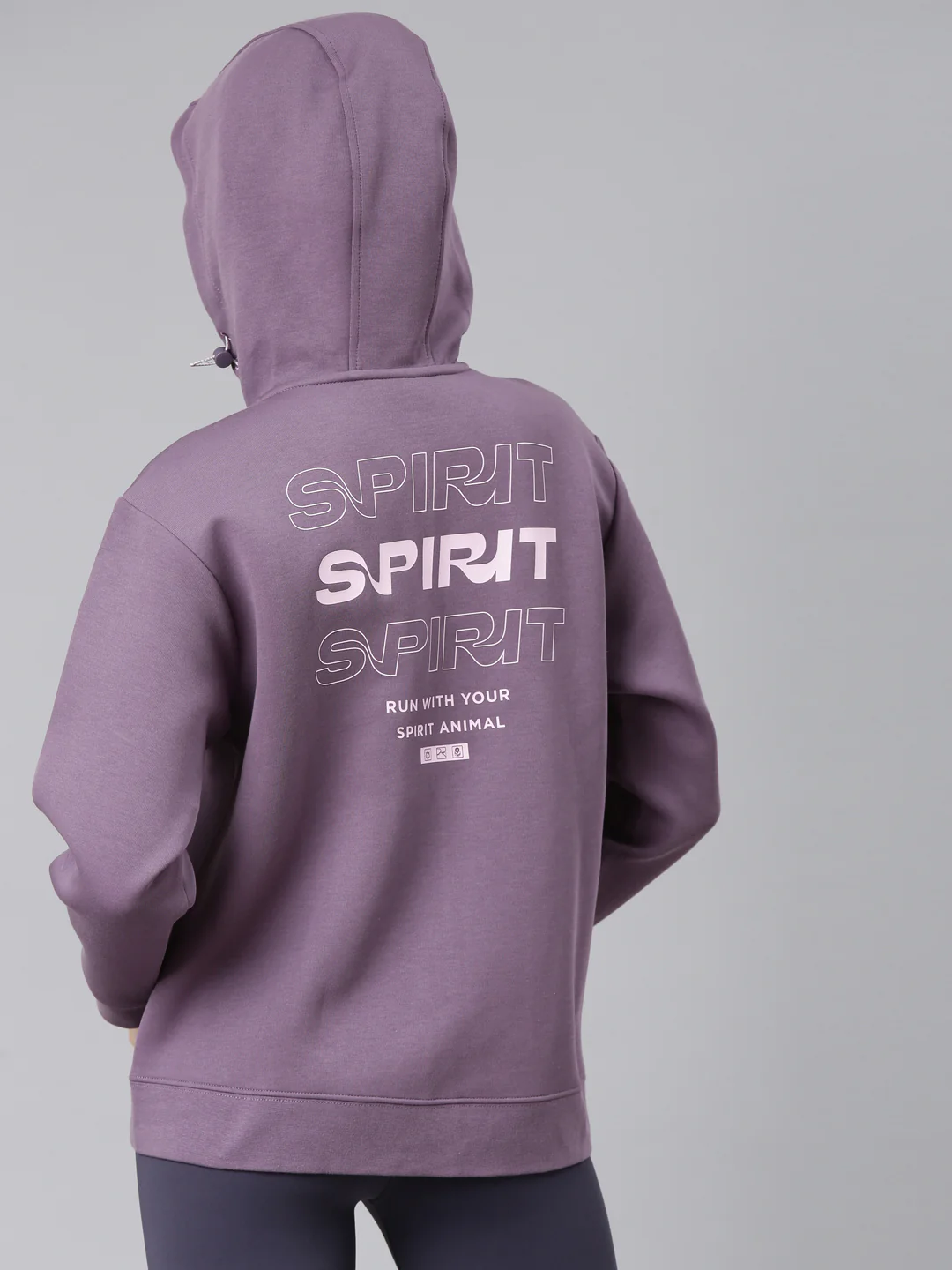 Dry Fit Confort Hoodie - Black/Purple - Image 4