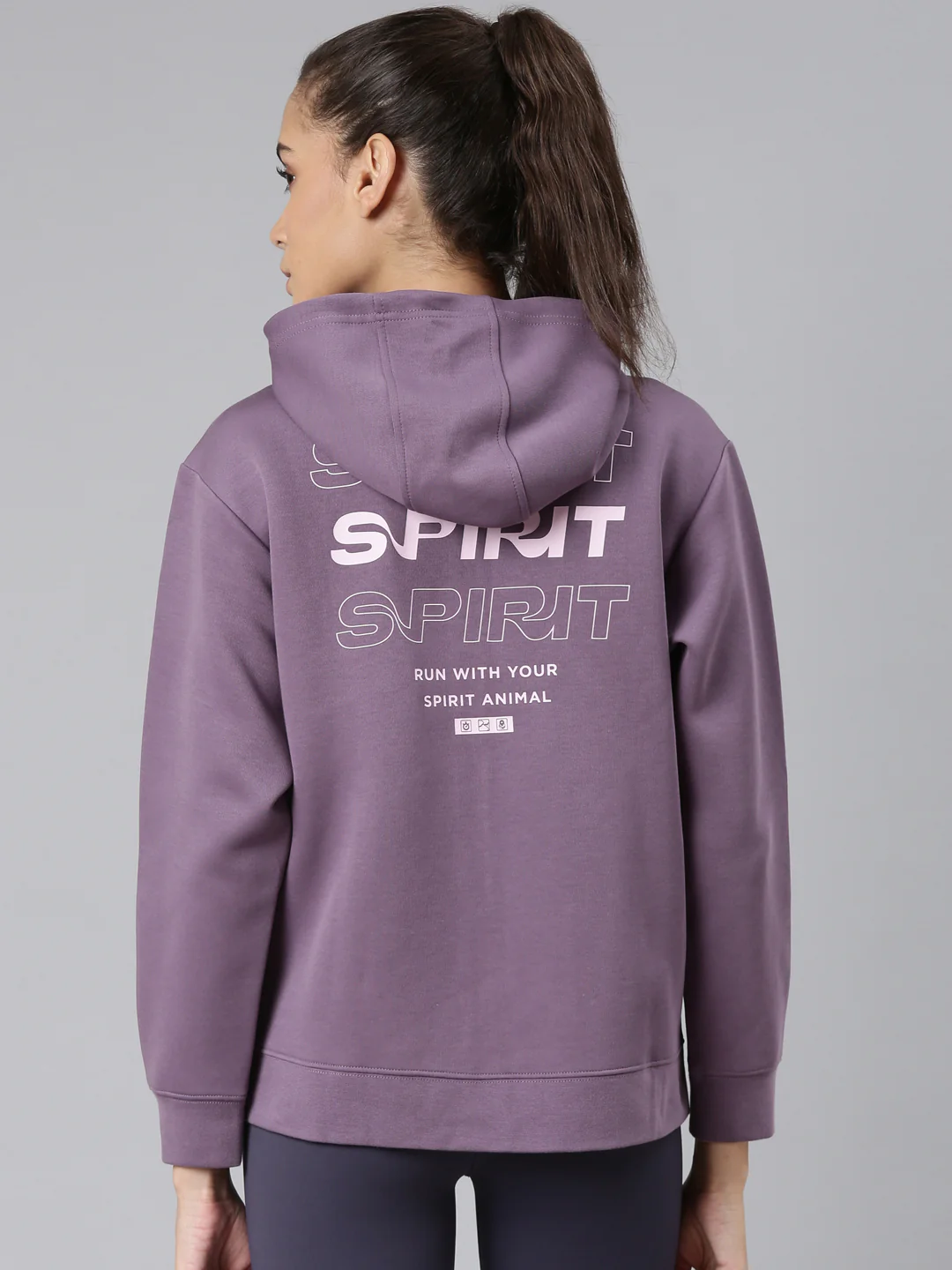 Dry Fit Confort Hoodie - Black/Purple - Image 5