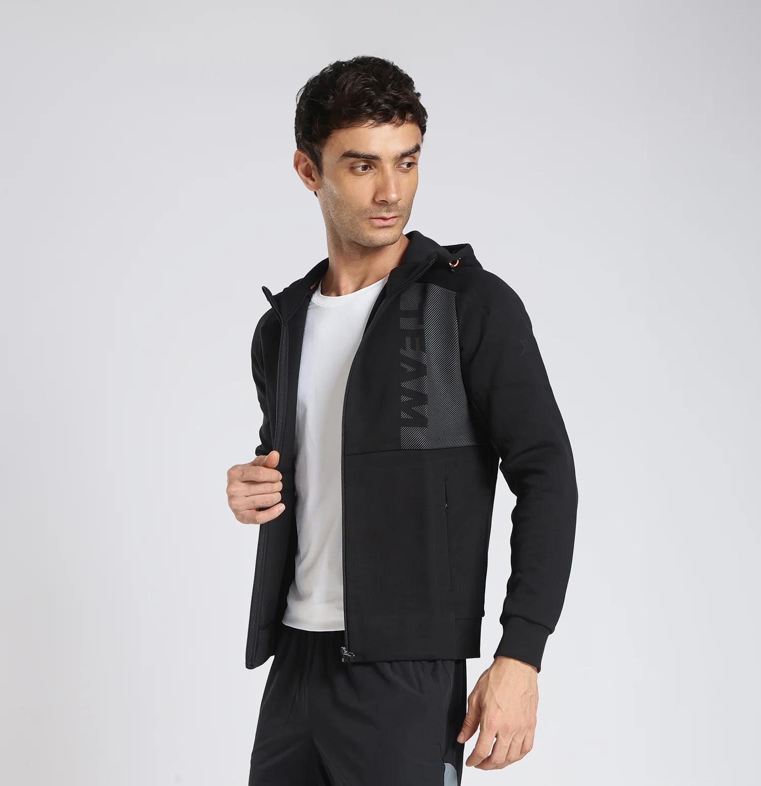 Active Knit Training Hoodie - Black - Image 3