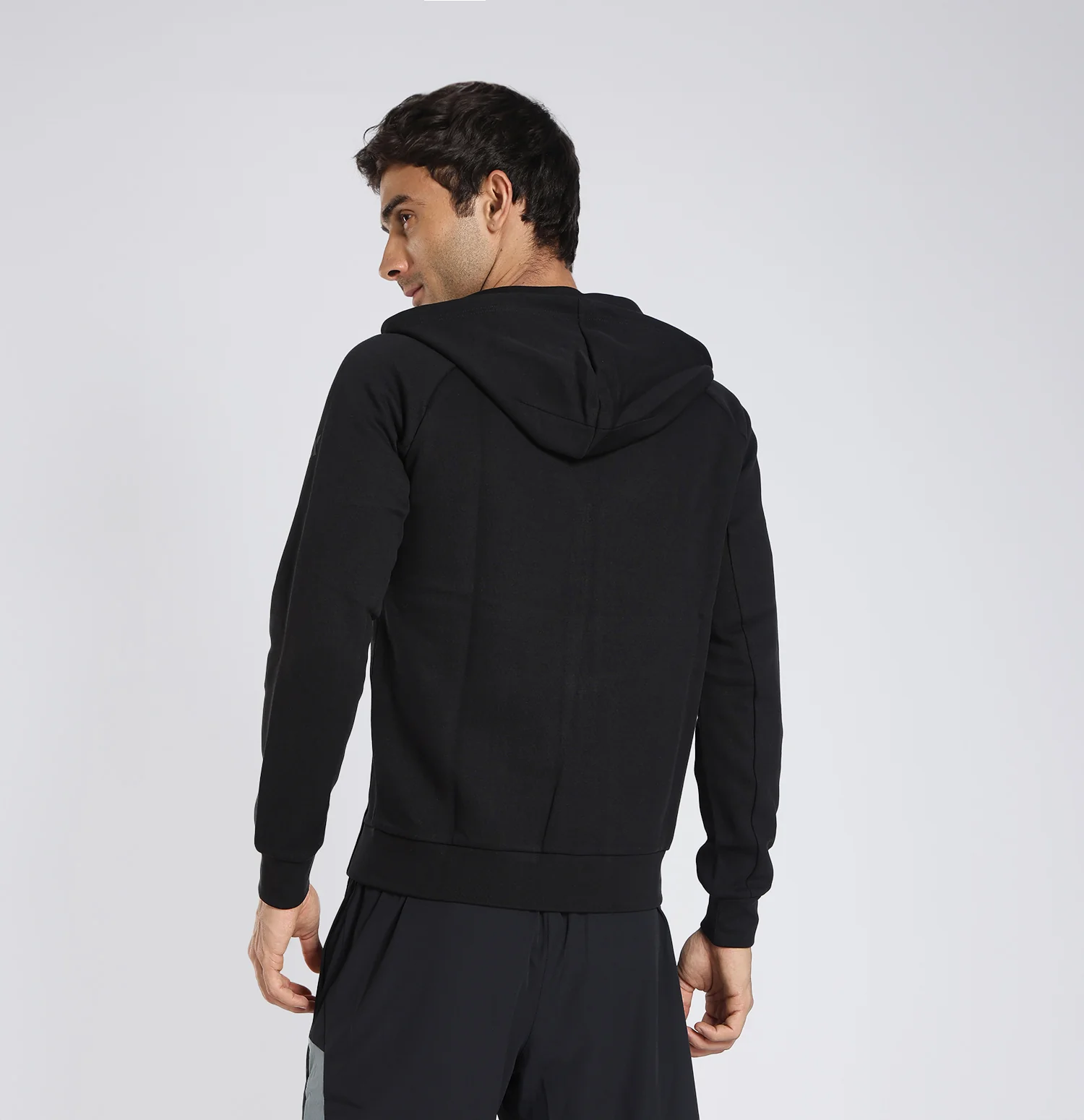 Active Knit Training Hoodie - Black - Image 4