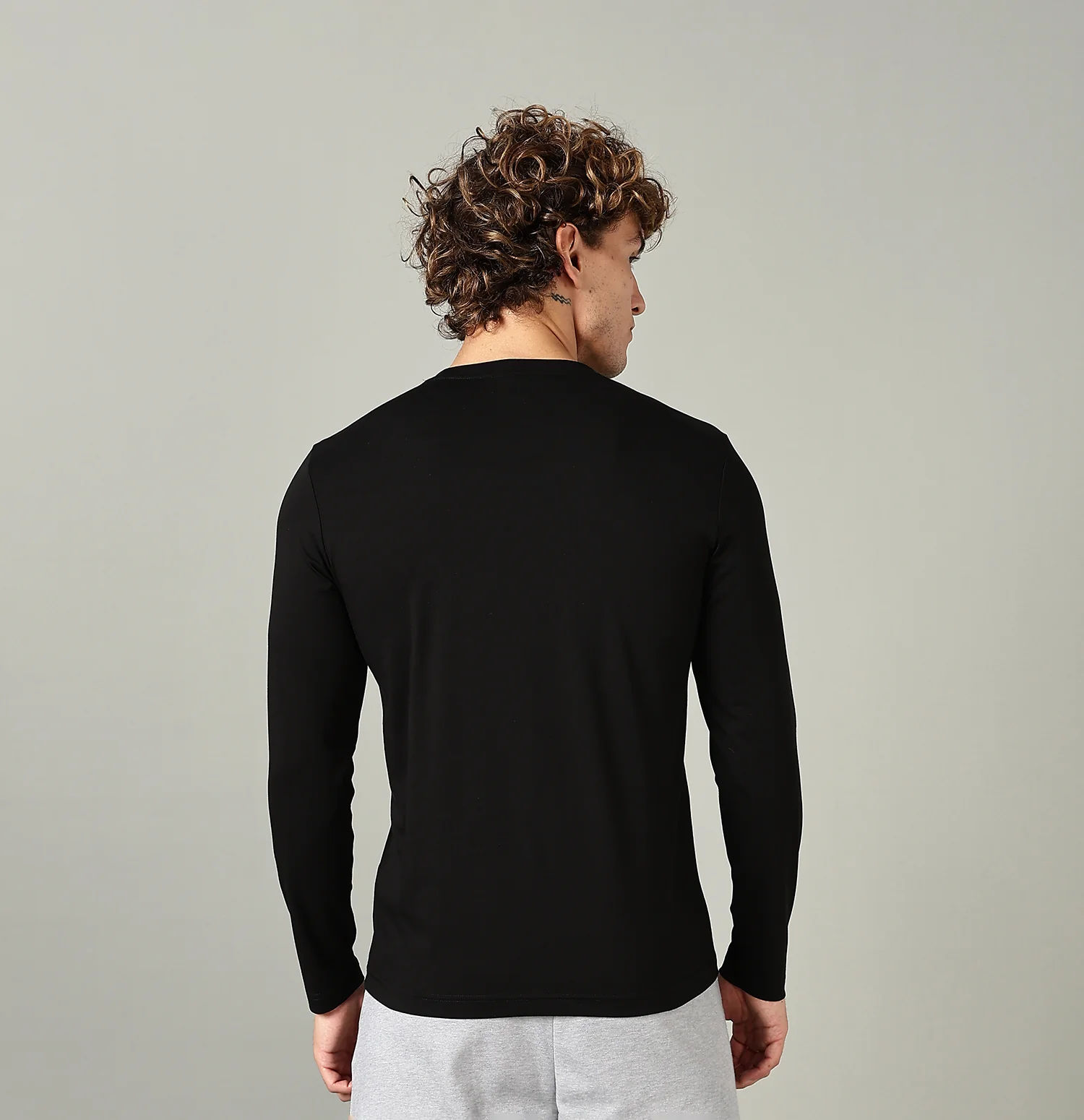 Active Long-Sleeve Training T-Shirt - Black - Image 4