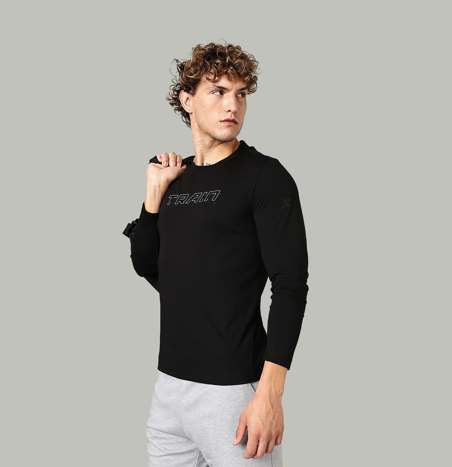 Active Long-Sleeve Training T-Shirt - Black - Image 8