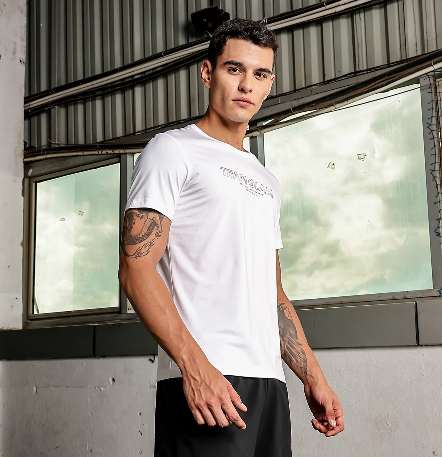 Xtep Men Active Printed T-shirt - Image 3