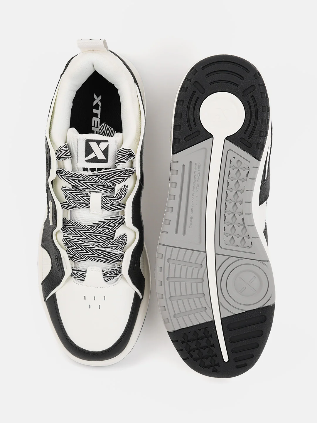 Colorblock Skateboarding - Black/White - Image 6