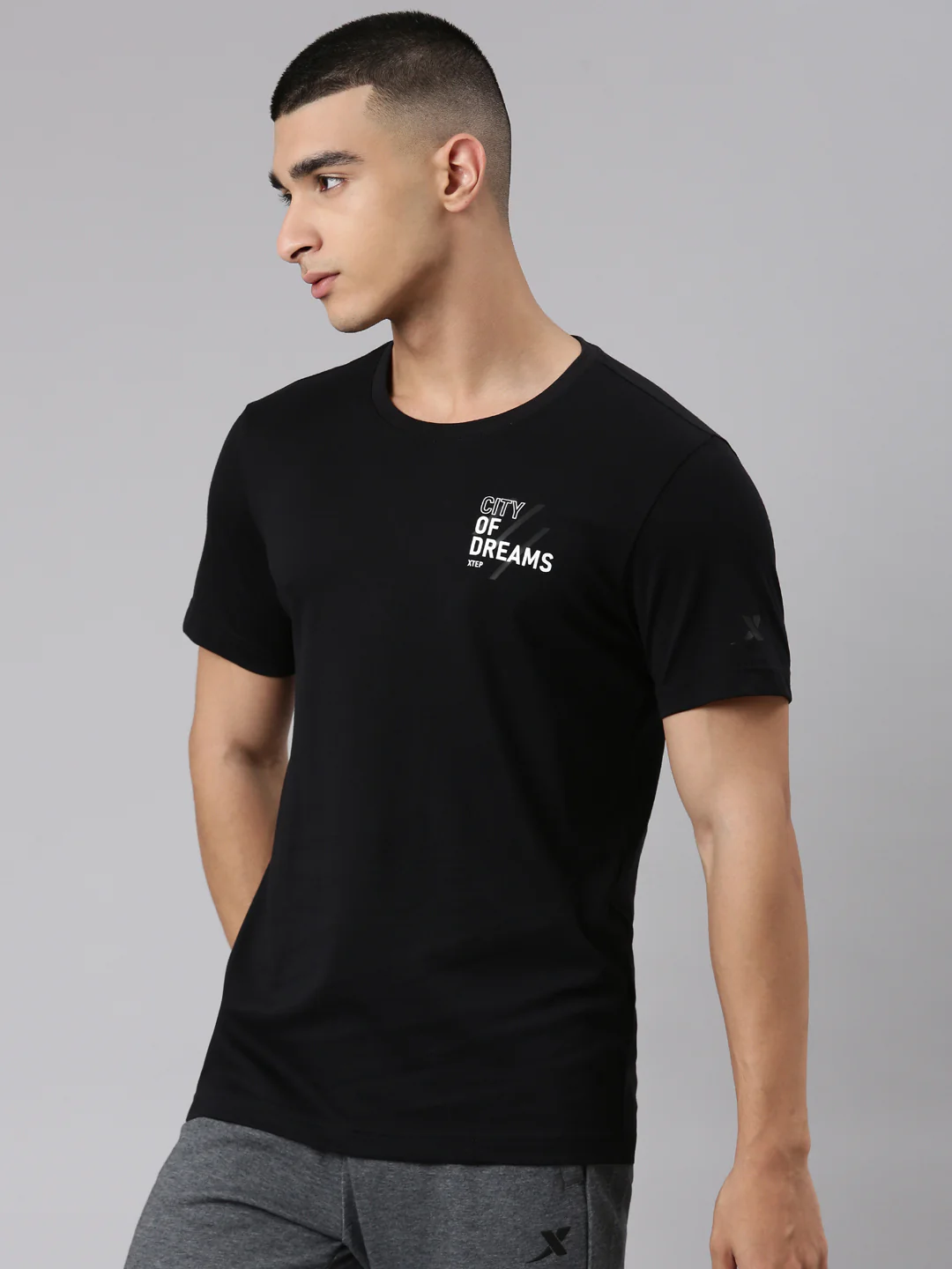 Xtep Men Lifestyle Urban Casual Short-sleeve T-shirt - Image 12