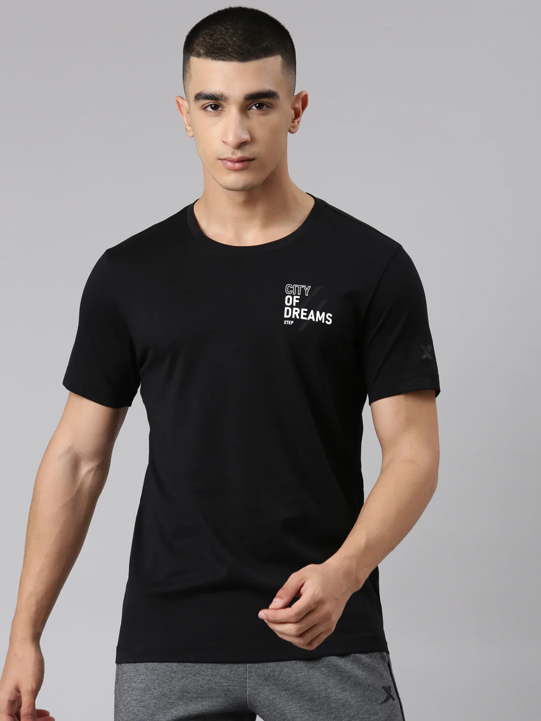Xtep Men Lifestyle Urban Casual Short-sleeve T-shirt - Image 9