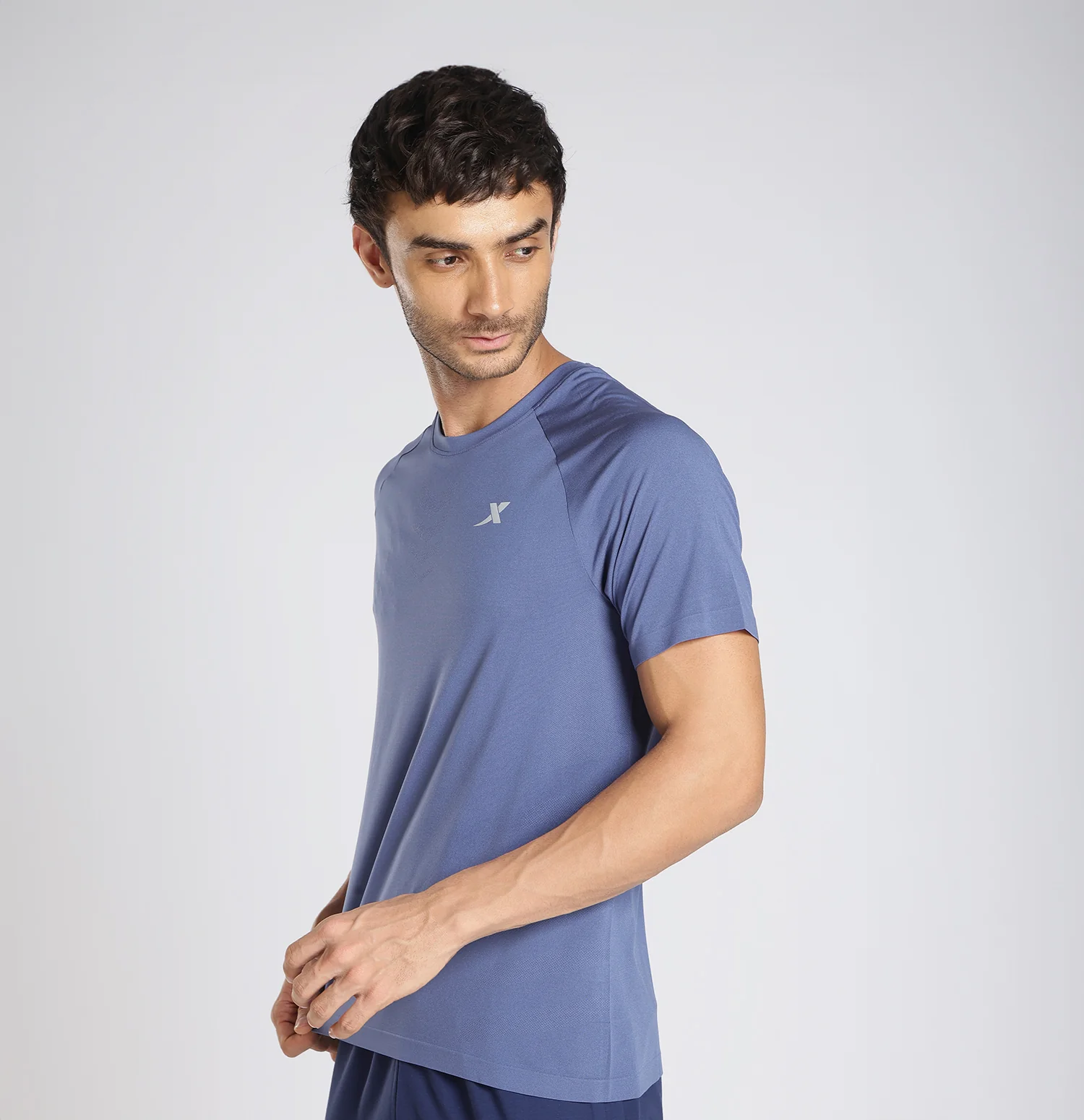Quick-Dry Running T-Shirt - Blue - Image 2