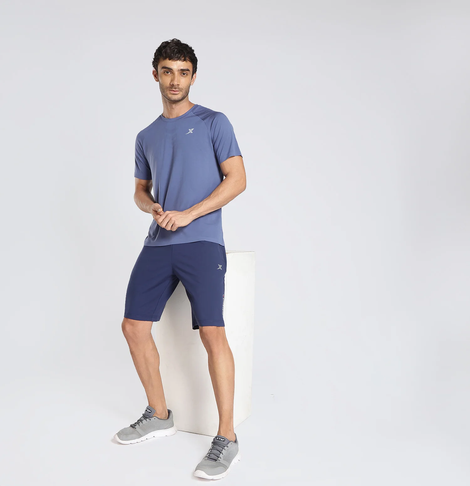 Quick-Dry Running T-Shirt - Blue - Image 4