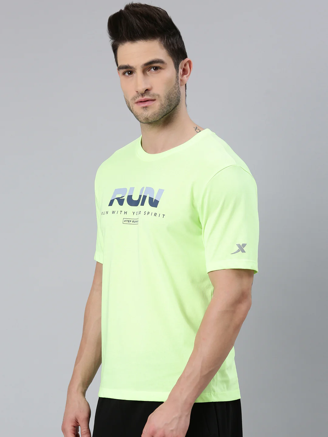 Quick-Dry Running T-Shirt - Leafy Green - Image 3