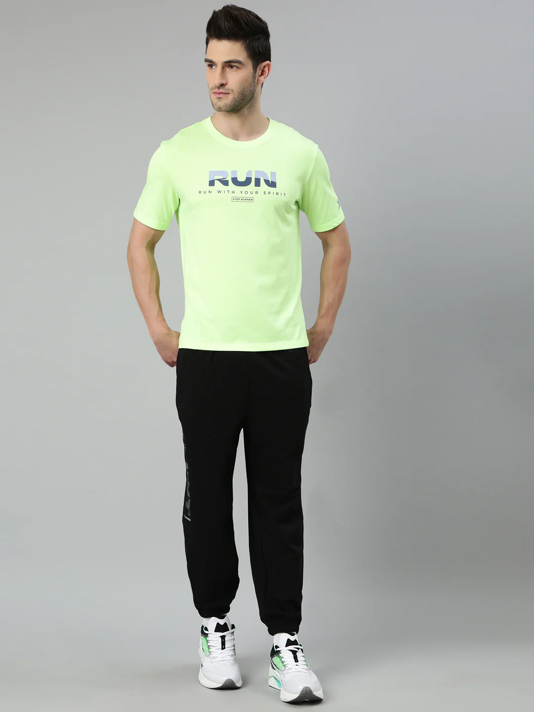Quick-Dry Running T-Shirt - Leafy Green - Image 7