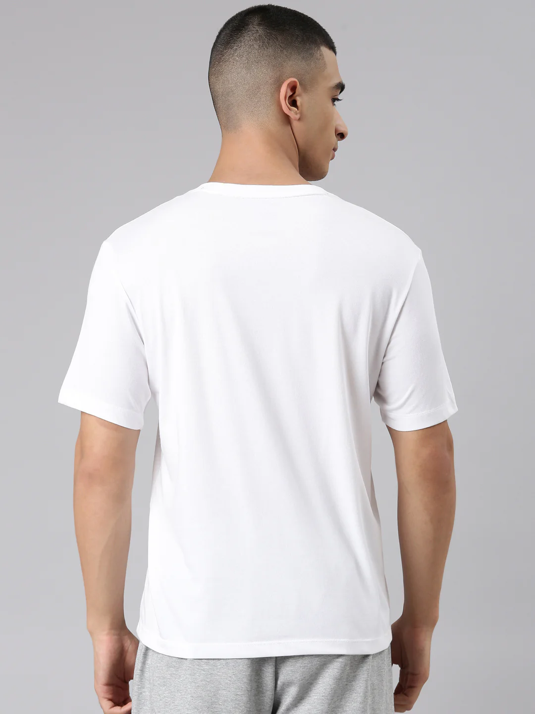 Polycotton Running T-Shirt - Pearl White - Image 4