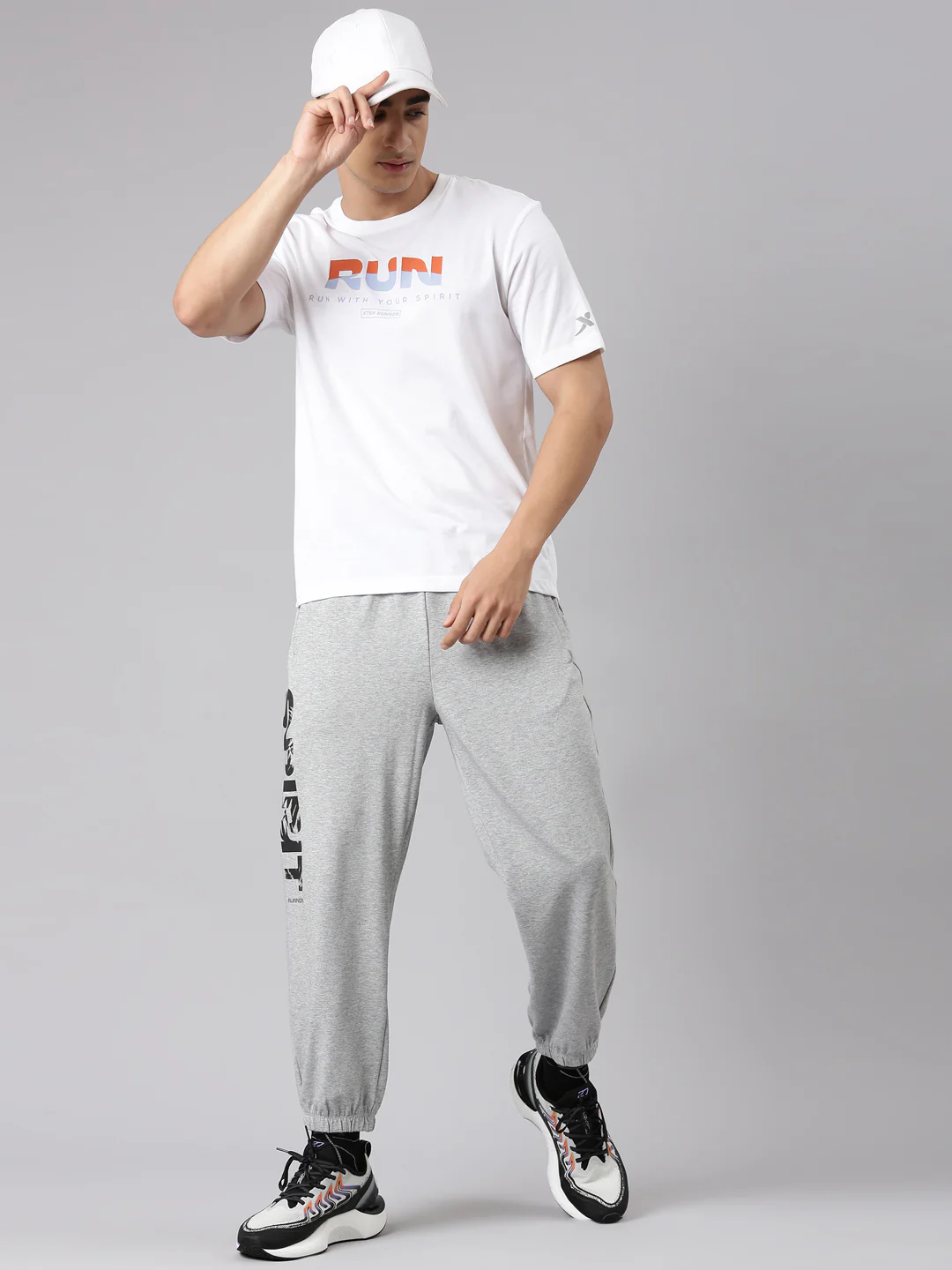 Polycotton Running T-Shirt - Pearl White - Image 8