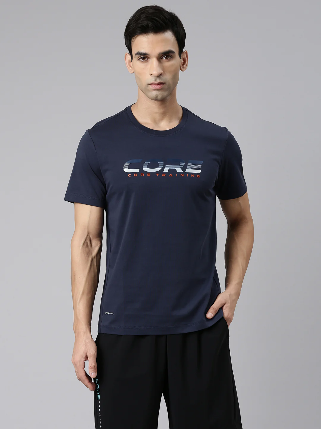 Cotton Dry Training T-Shirt - Late Blue