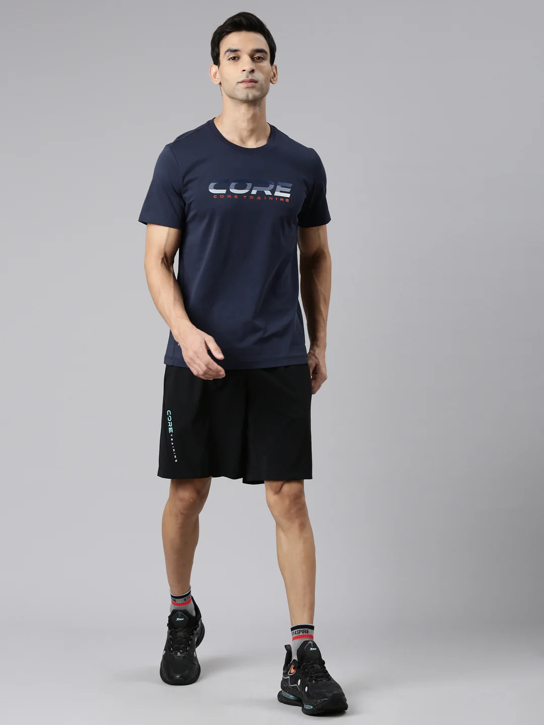 Cotton Dry Training T-Shirt - Late Blue - Image 7
