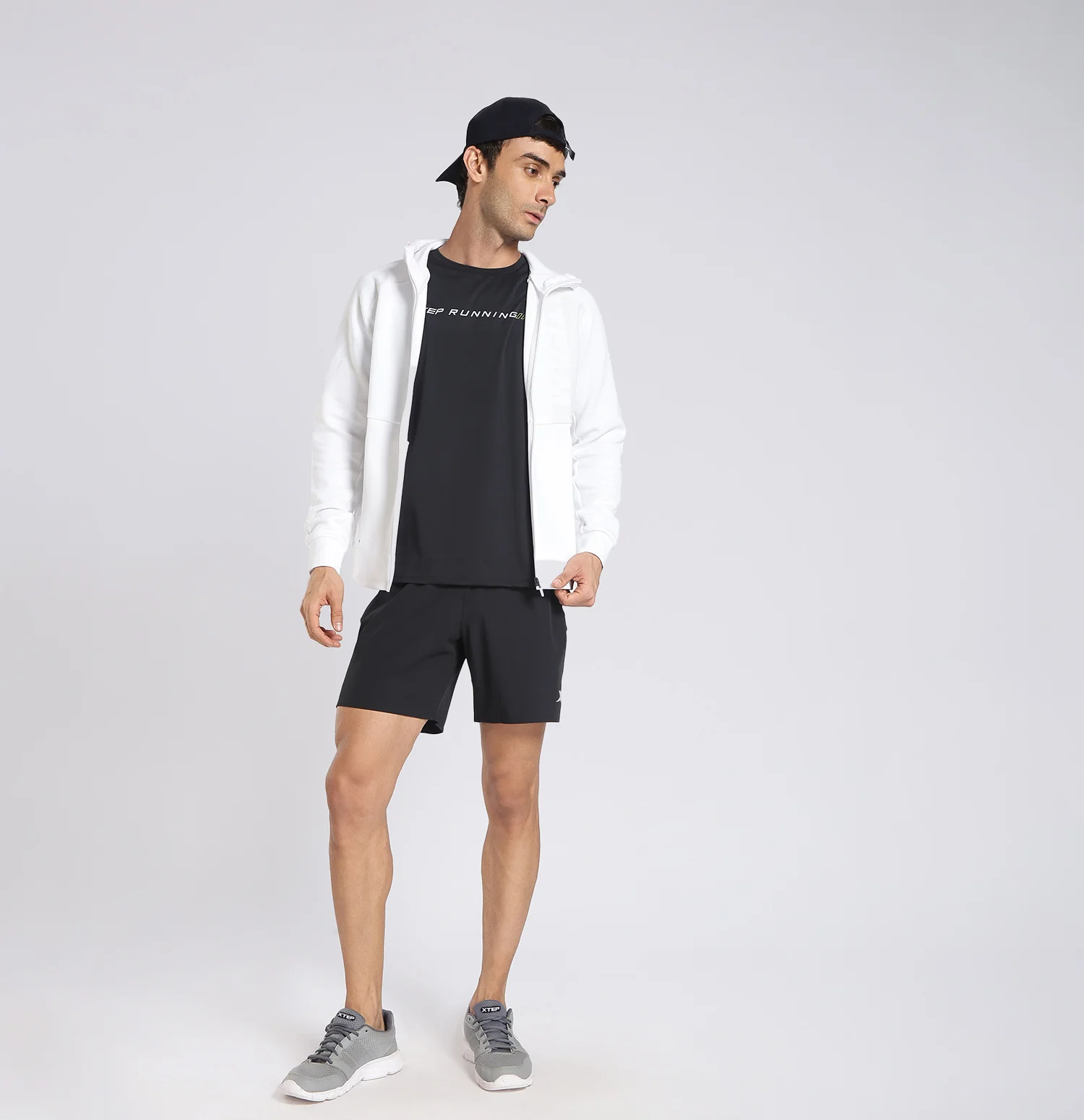 Active Knit Training Hoodie - Pearl White - Image 6