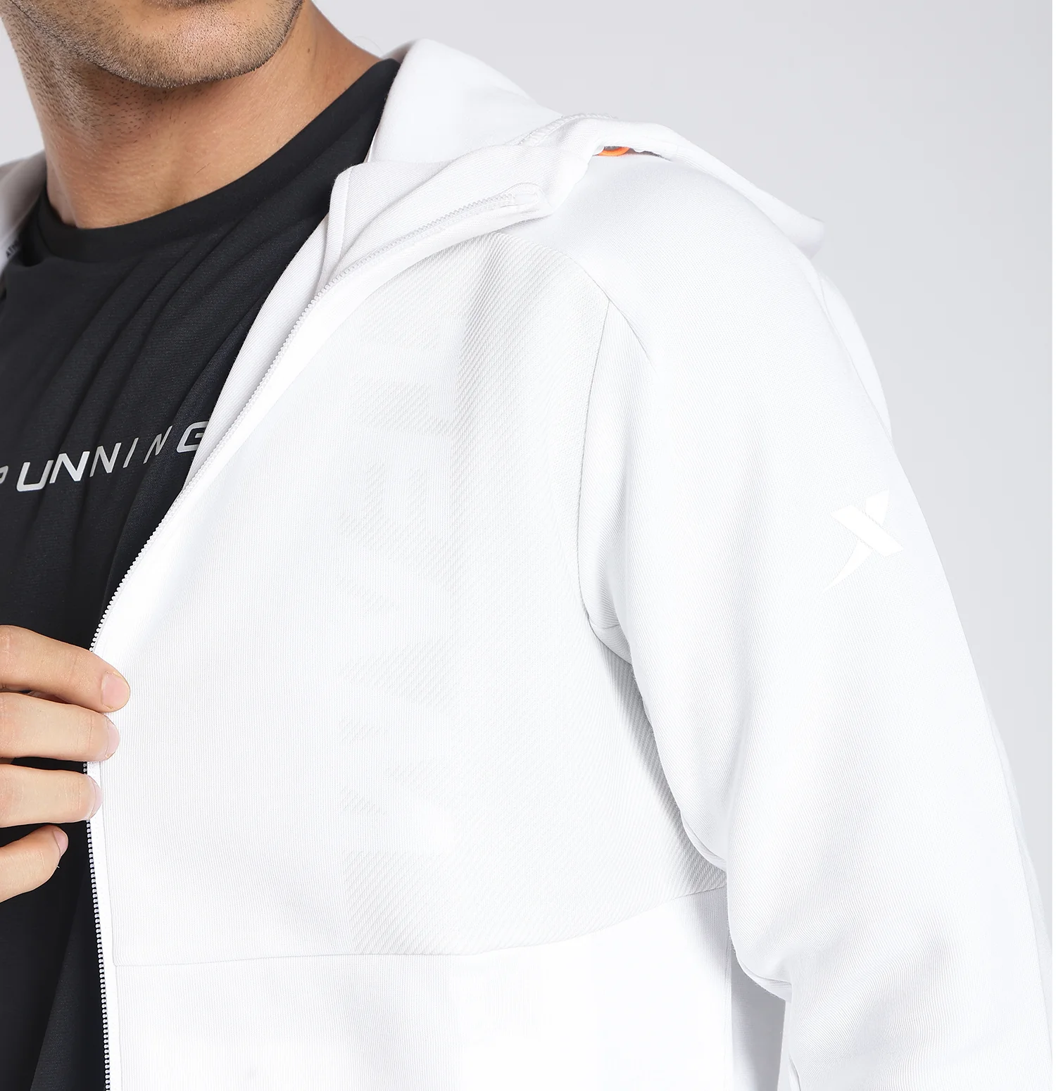 Active Knit Training Hoodie - Pearl White - Image 8