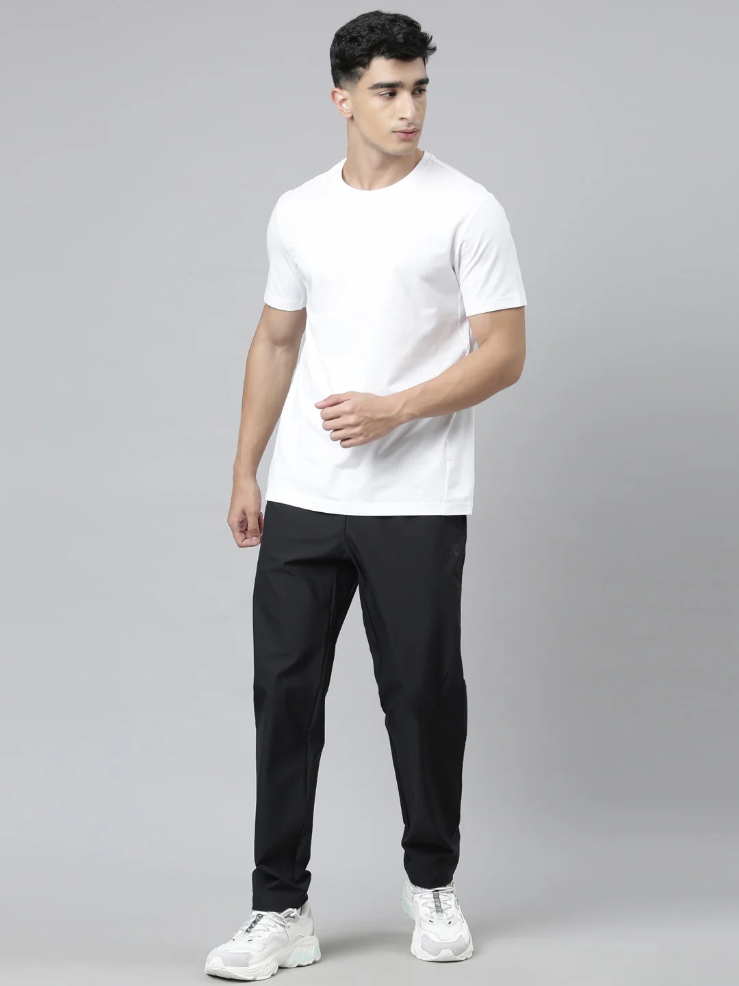 Quick-Dry Training Short-Sleeve T-Shirt - Grey/Black - Image 21